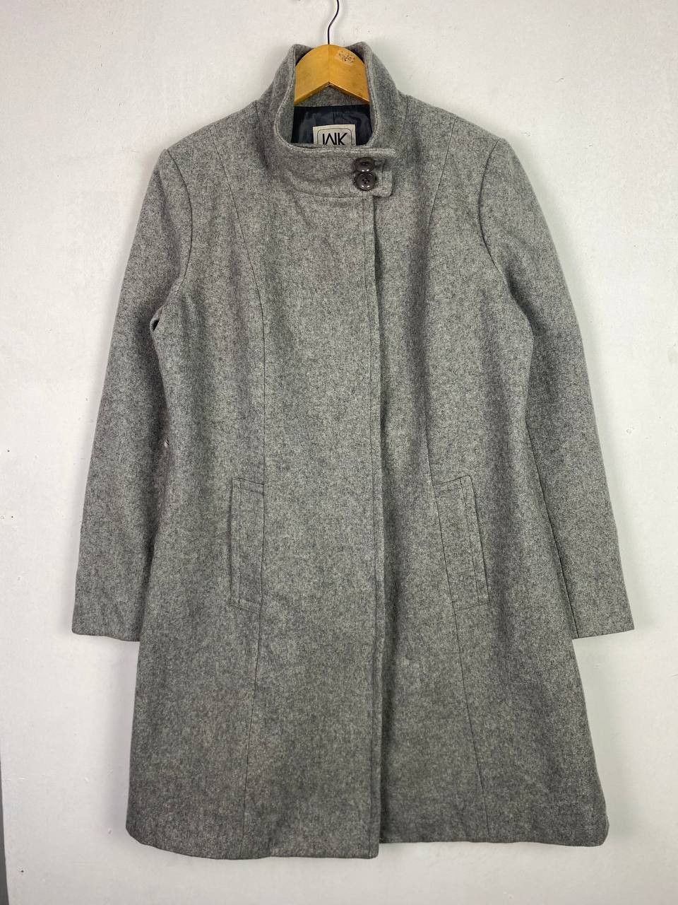 michel klein long wool jacket nice design