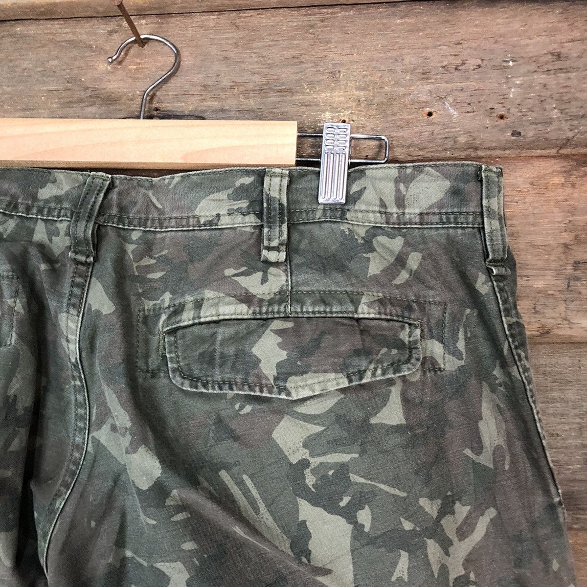 Japanese Brand Uniqlo Green Military Cargo Multipocket Pants #6734 Size US 36 / EU 52 - 12 Thumbnail
