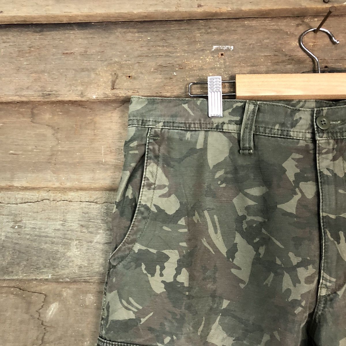Japanese Brand Uniqlo Green Military Cargo Multipocket Pants #6734 Size US 36 / EU 52 - 4 Thumbnail