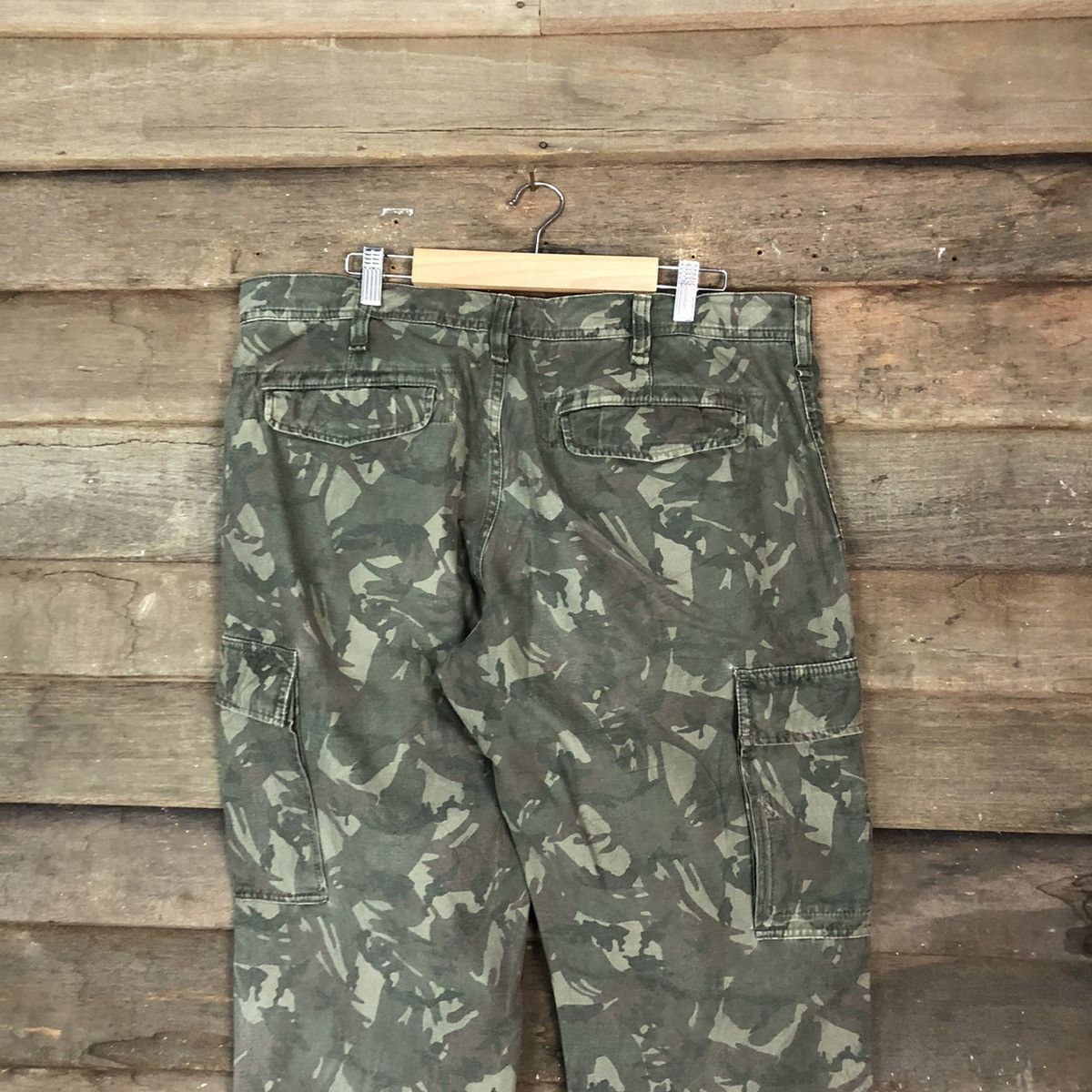 Japanese Brand Uniqlo Green Military Cargo Multipocket Pants #6734 Size US 36 / EU 52 - 9 Thumbnail
