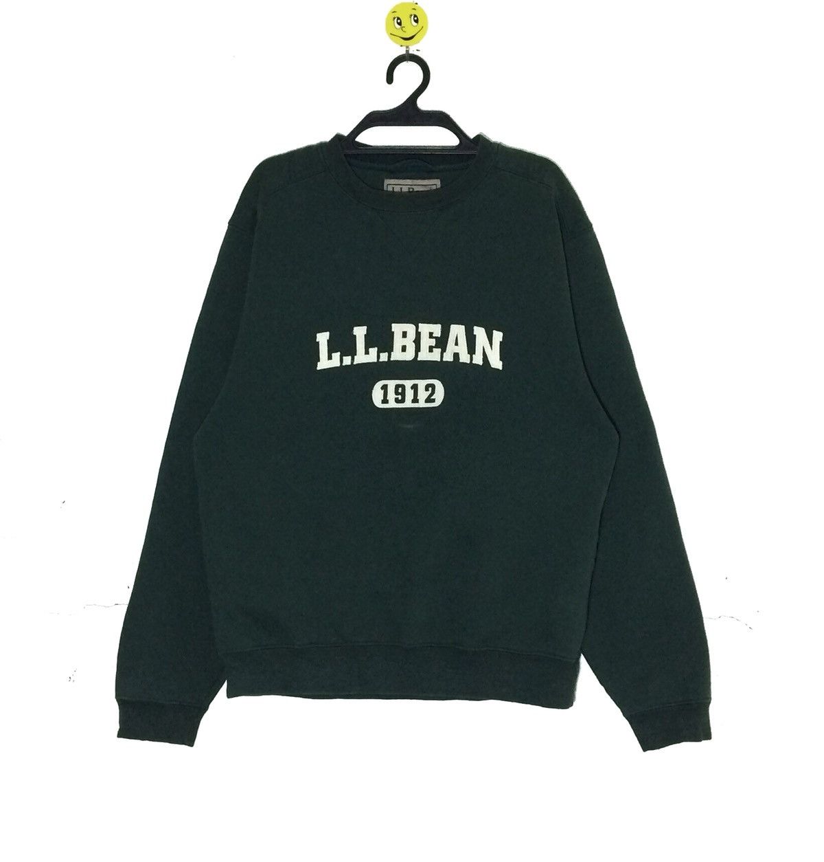 Vintage L.L.Bean Fleece Sweater / LL Bean Sweater Embroidery Logo Pullover store Jumper Sweatshirt