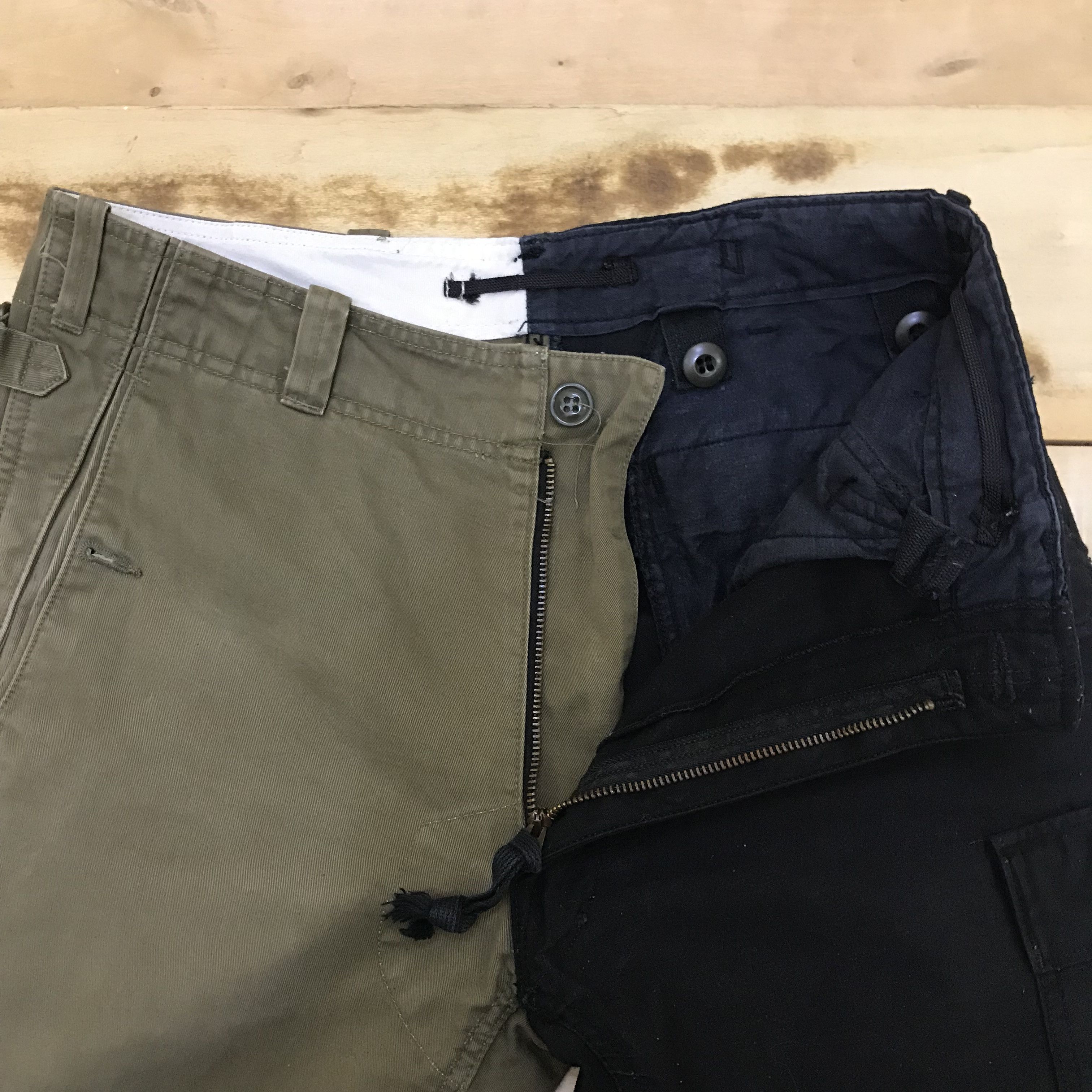 Other X133 RECONSTRUCTED VTG ARMY ANKLE PANTS Size US 32 / EU 48 - 5 Thumbnail