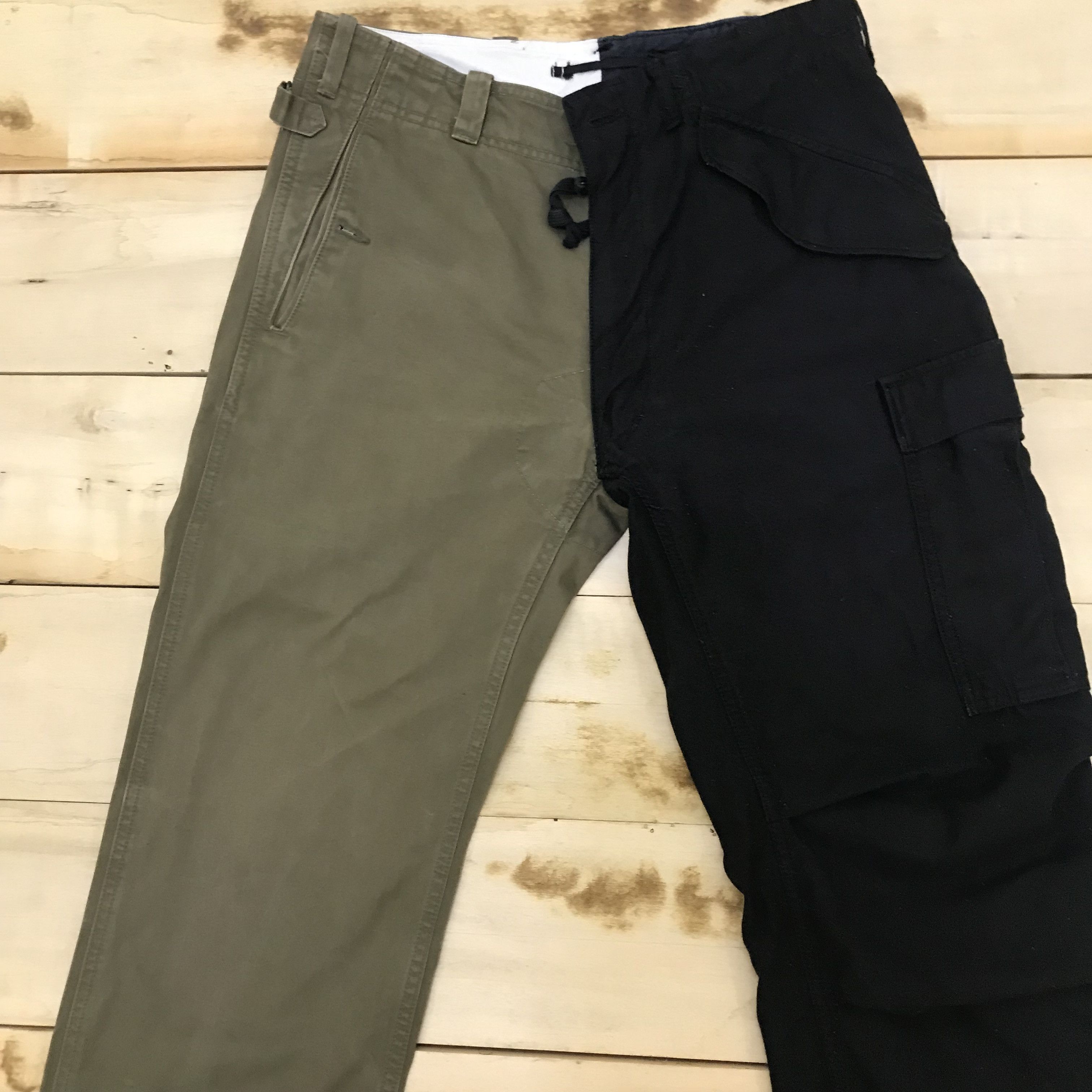 Other X133 RECONSTRUCTED VTG ARMY ANKLE PANTS Size US 32 / EU 48 - 4 Thumbnail