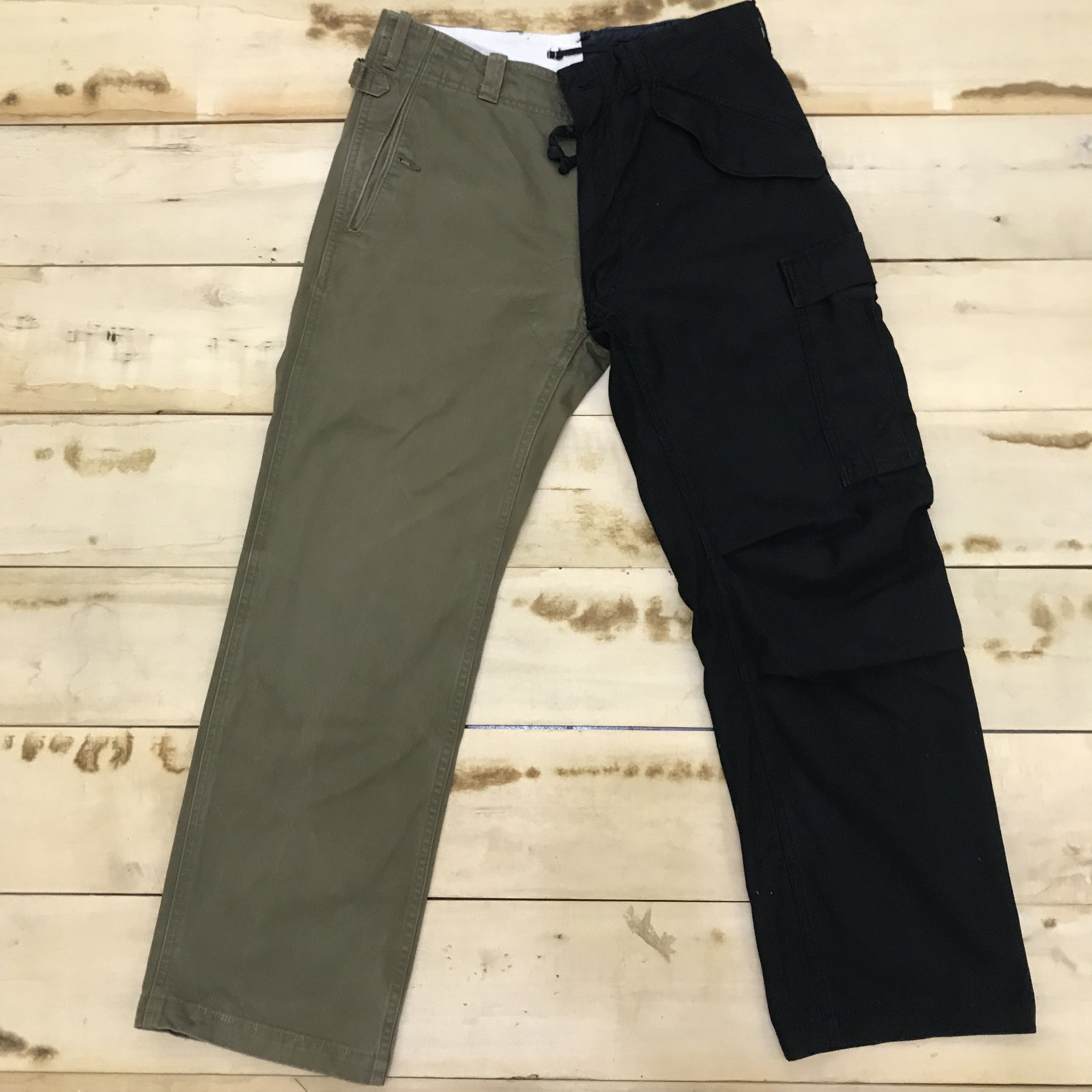 Other X133 RECONSTRUCTED VTG ARMY ANKLE PANTS Size US 32 / EU 48 - 1 Thumbnail