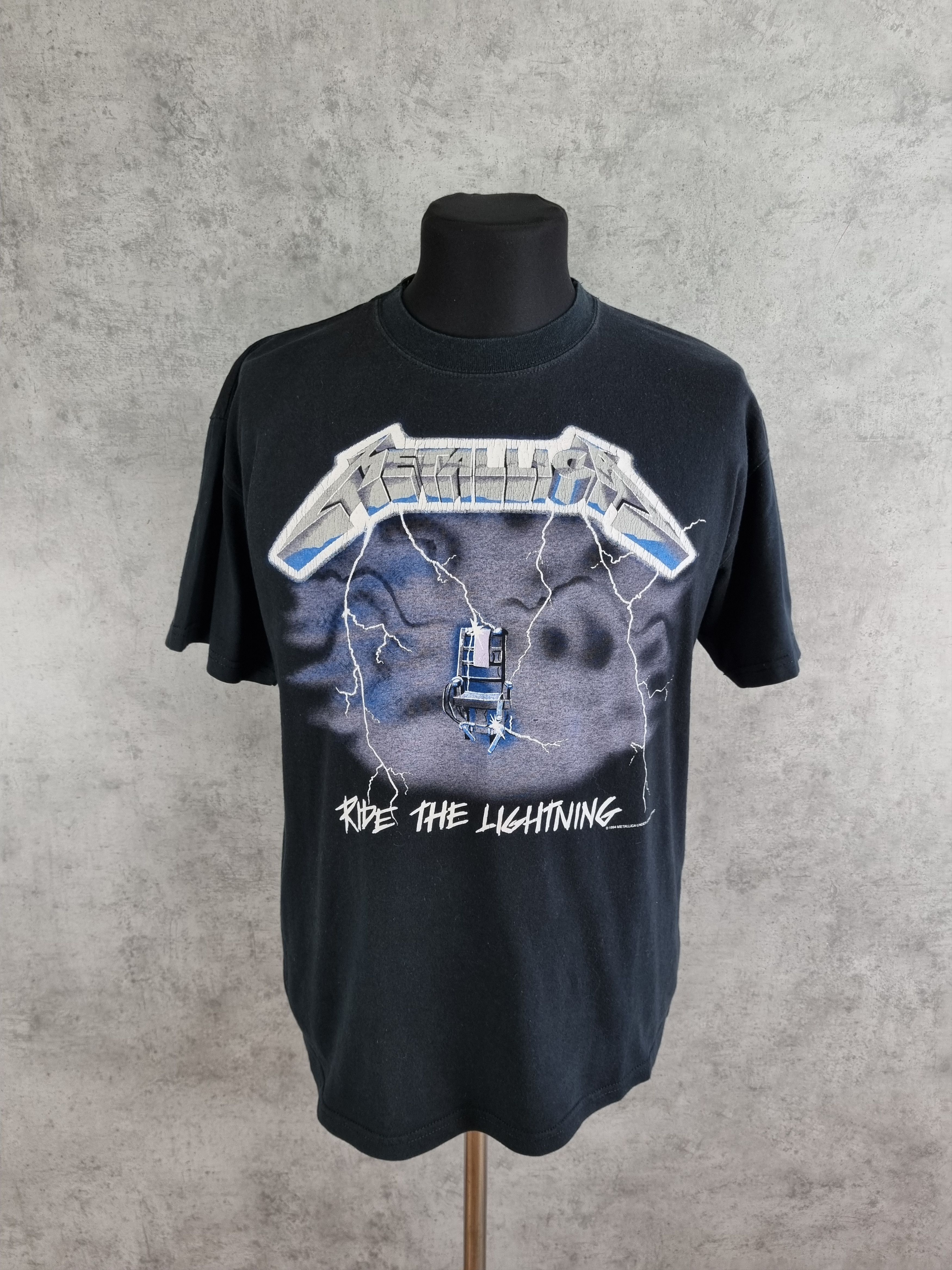 Band Tees × Metallica × Vintage Vintage 94s Metallica Under License To Giant Band Tee Shirt Size US L / EU 52-54 / 3 - 1 Thumbnail