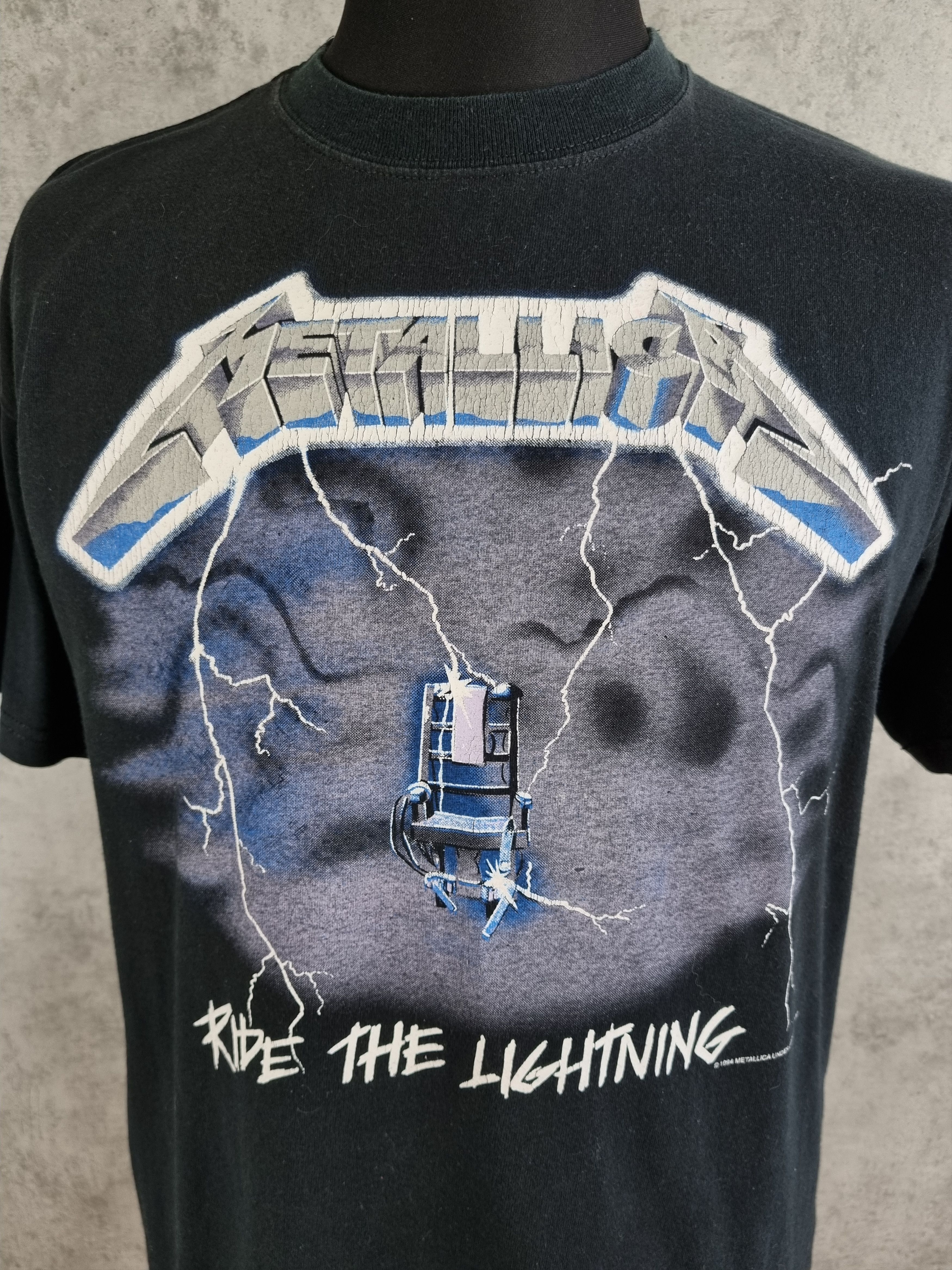Band Tees × Metallica × Vintage Vintage 94s Metallica Under License To Giant Band Tee Shirt Size US L / EU 52-54 / 3 - 8 Thumbnail