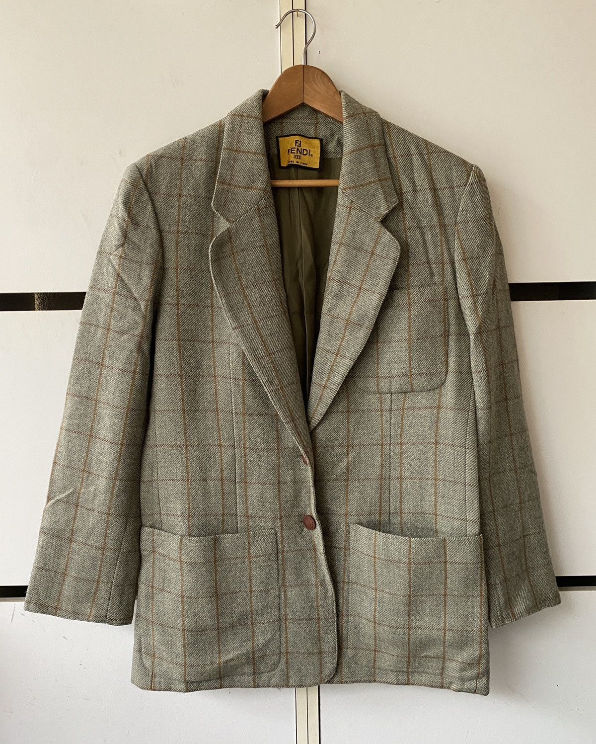 Designer × Fendi × Vintage VINTAGE FENDI BLAZER MADE IN ITALY Size 44R - 1 Thumbnail