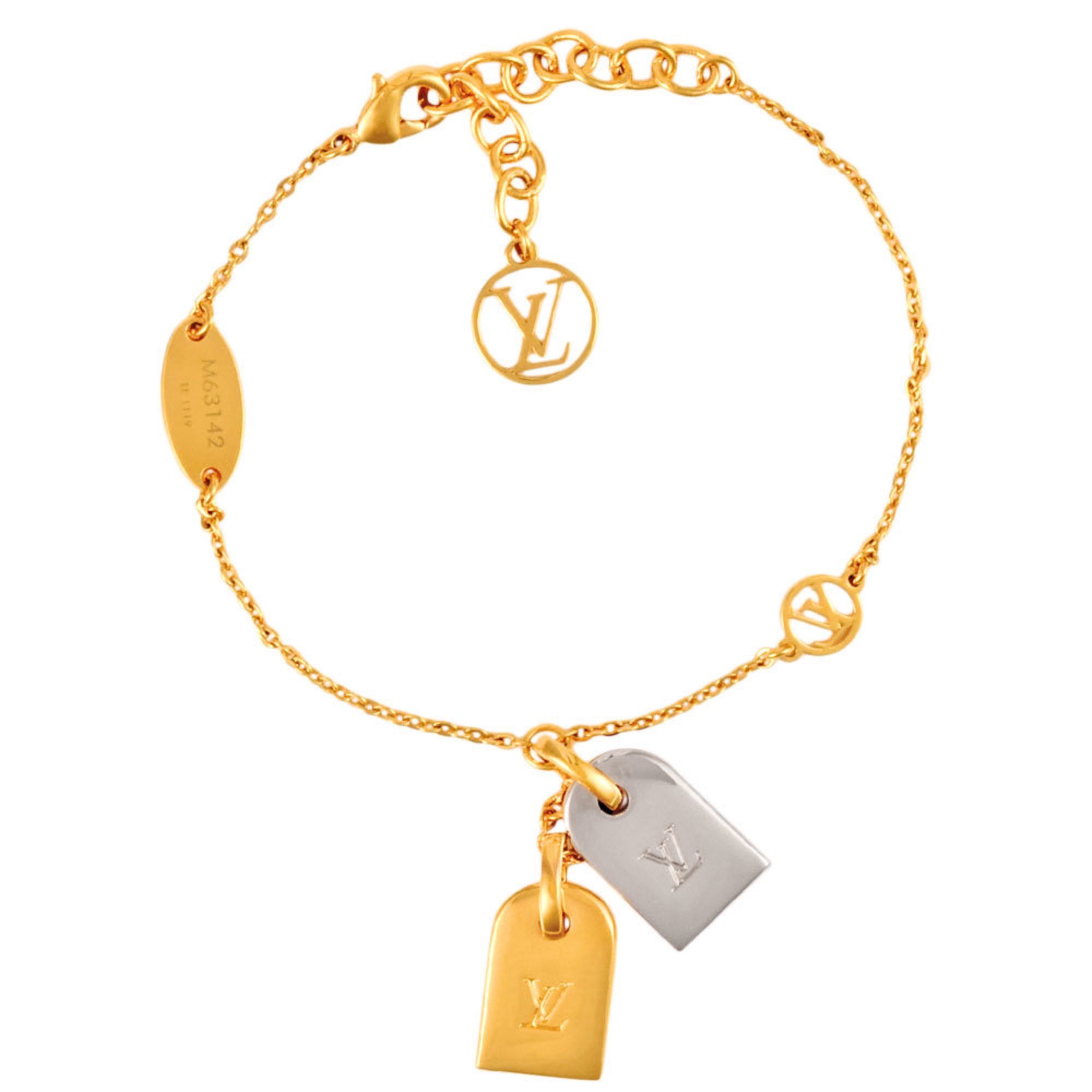 Louis Vuitton Brasserie Monogram Bracelet K18 White Gold Ladies