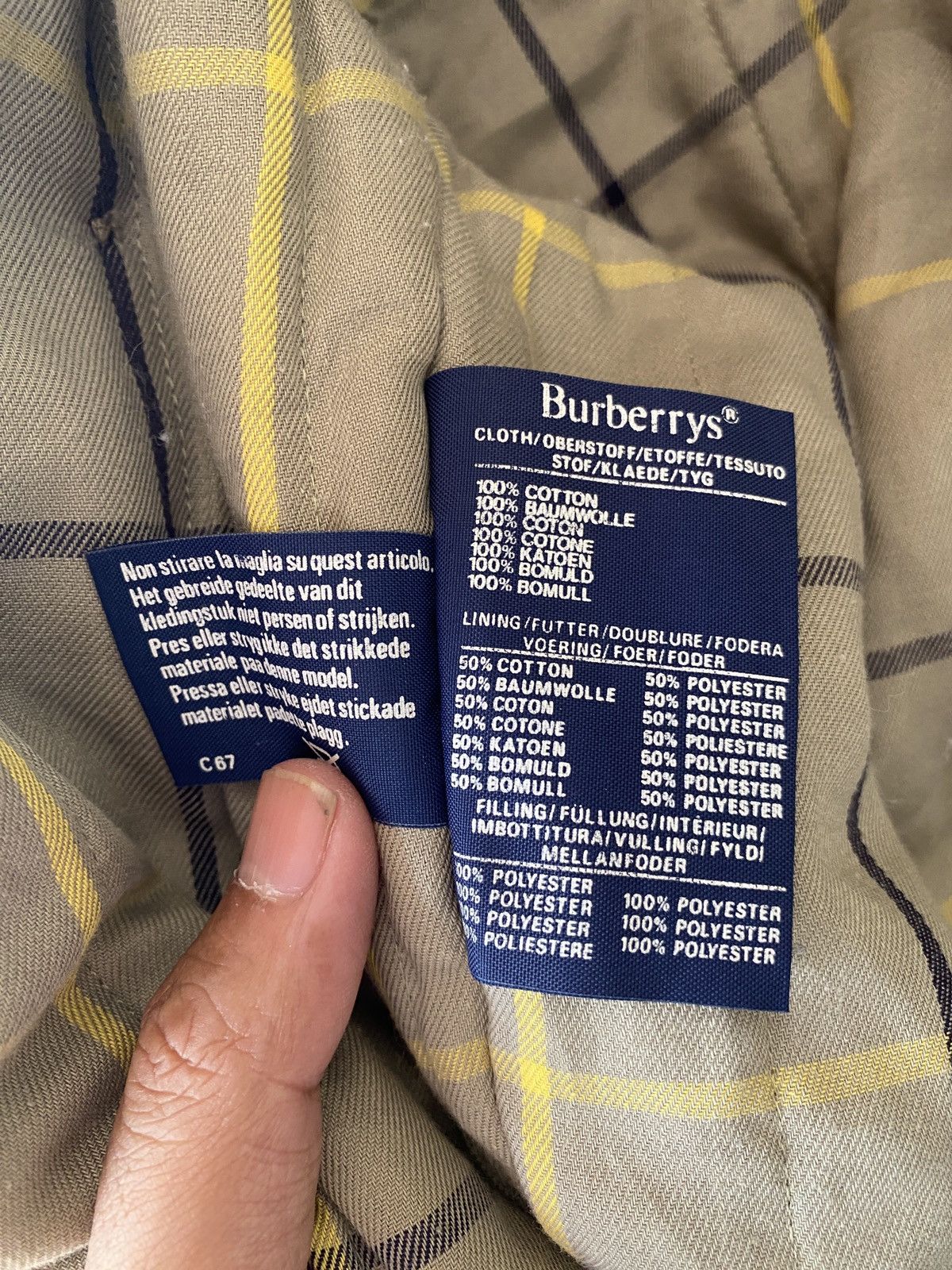 Burberry VINTAGE BURBERRY BOMBER JACKET MADE IN ENGLAND Size US L / EU 52-54 / 3 - 18 Thumbnail