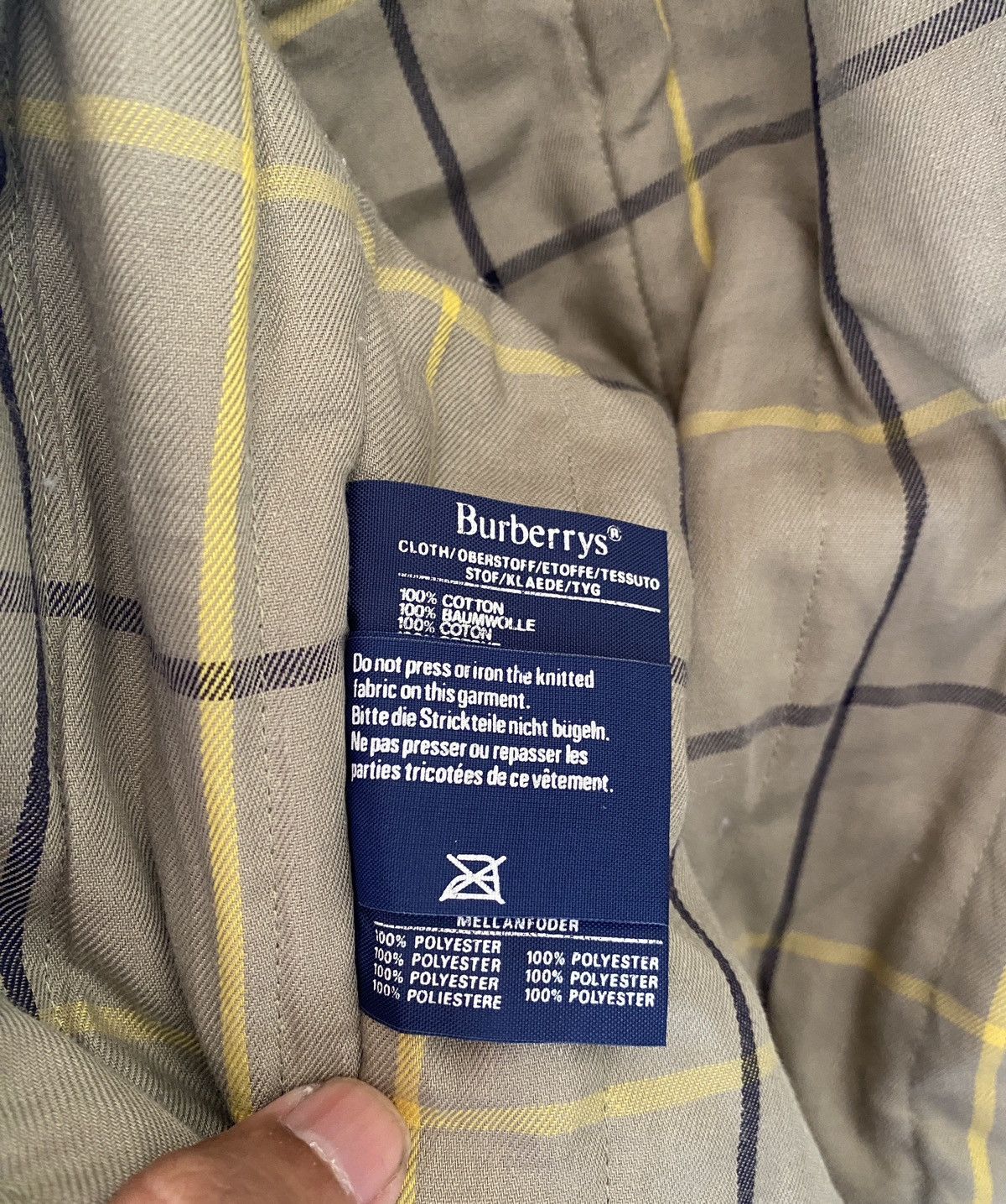 Burberry VINTAGE BURBERRY BOMBER JACKET MADE IN ENGLAND Size US L / EU 52-54 / 3 - 17 Thumbnail