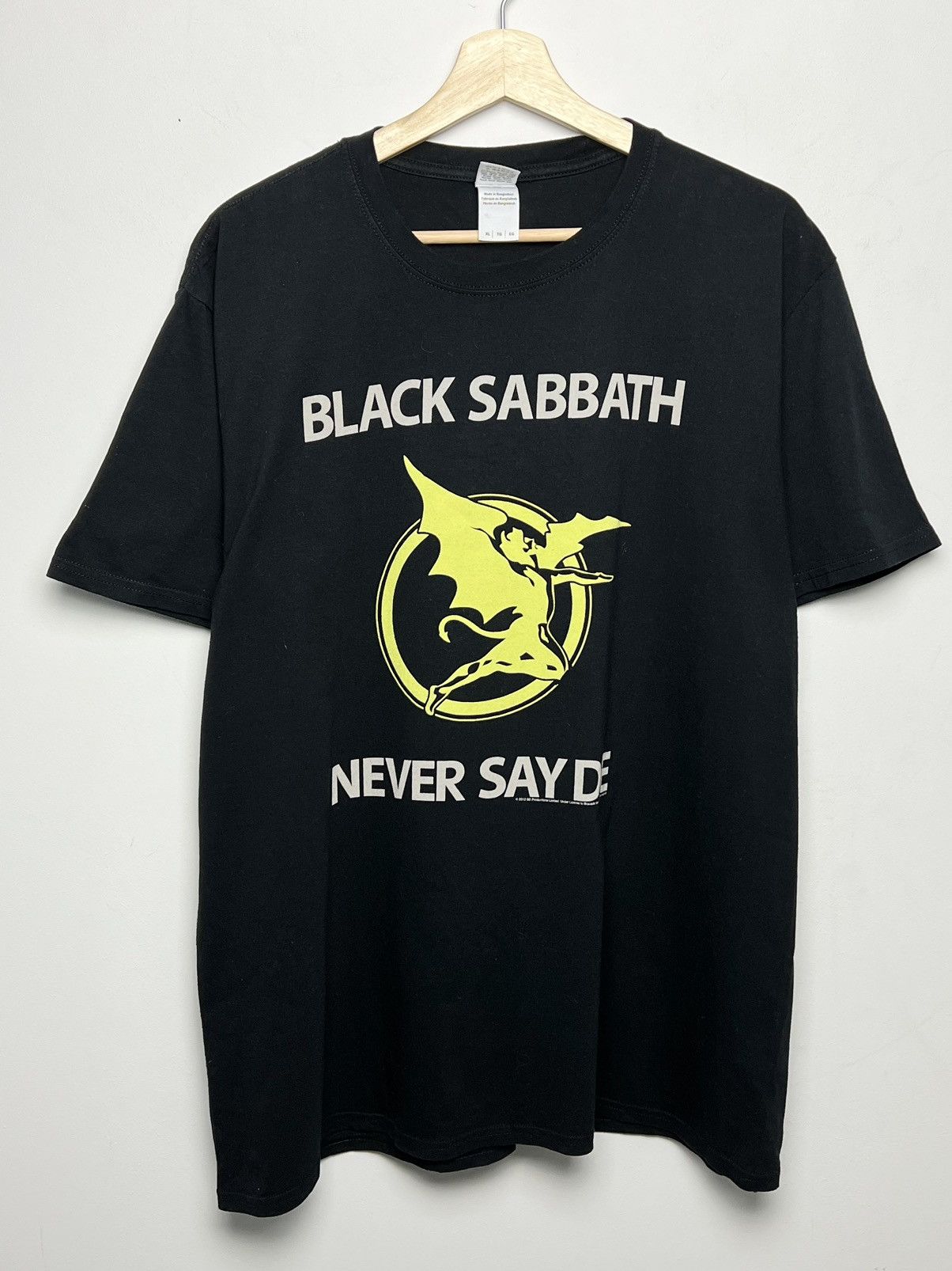 image of Band Tees x Black Sabbath Never Say Die 2012 L-Xl, Men's