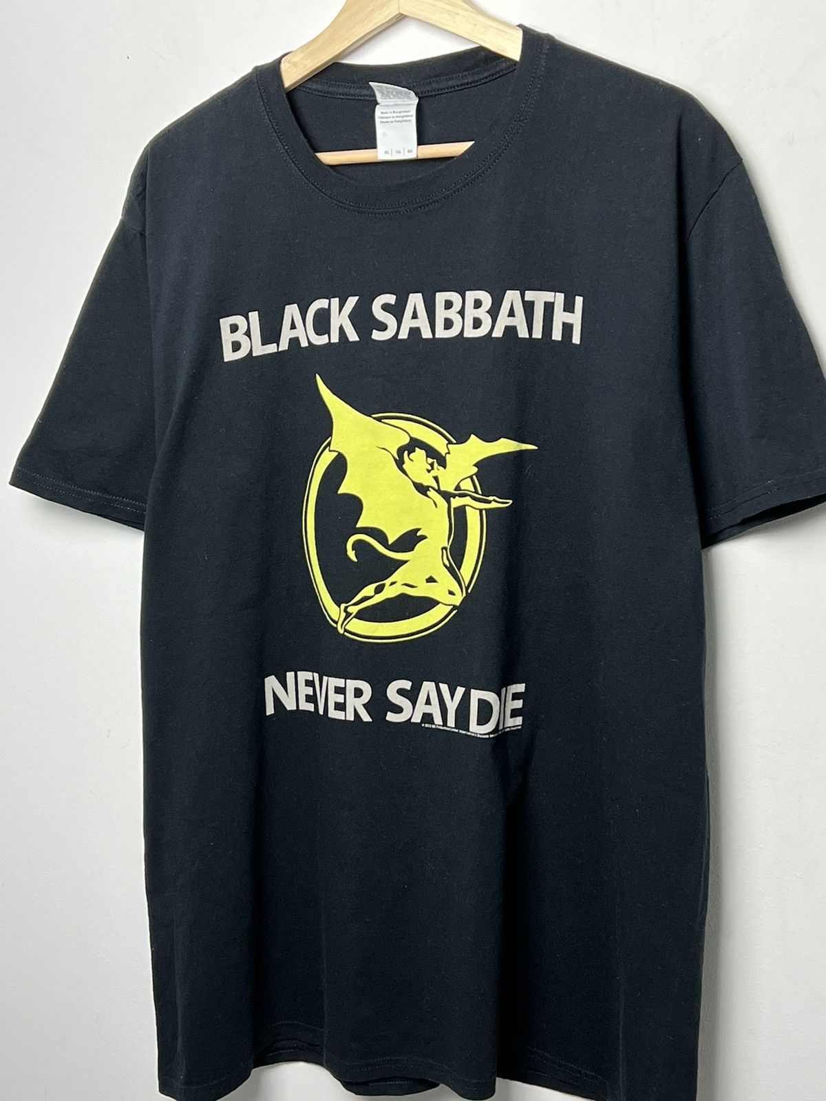 Band Tees black sabbath never say die 2012 l-xl Size US XL / EU 56 / 4 - 2 Thumbnail
