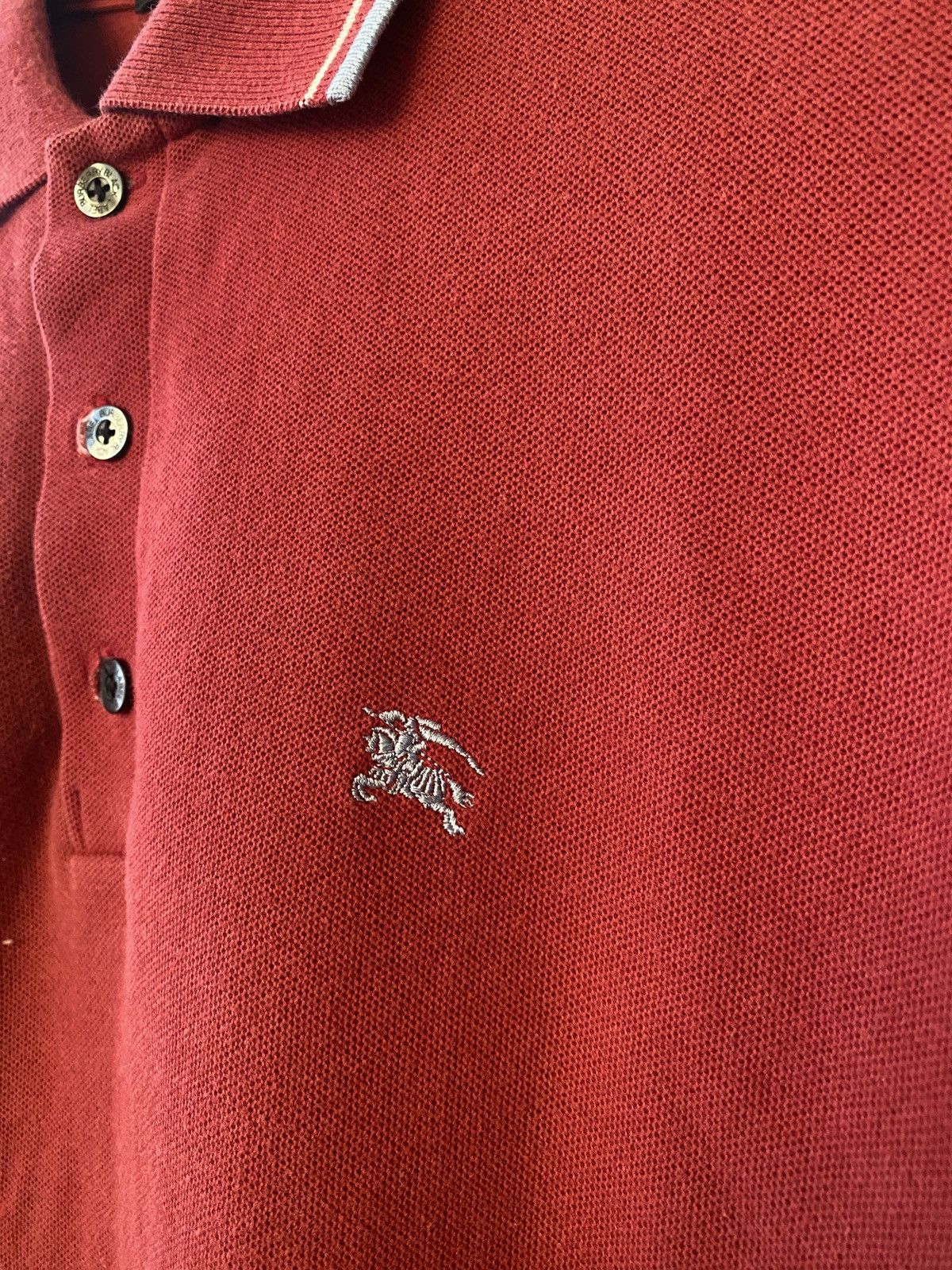 Burberry × Designer VINTAGE BURBERRY BLACK LABEL POLOS Size US M / EU 48-50 / 2 - 2 Thumbnail