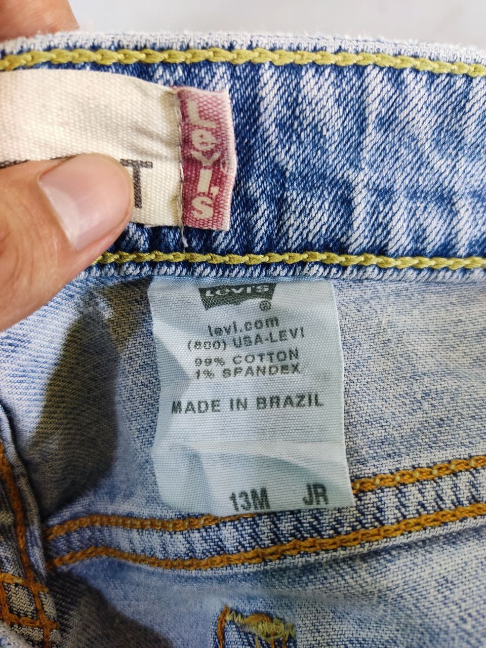 Levi's levis 518 superlow bootcut flare denim Size 35" - 5 Thumbnail