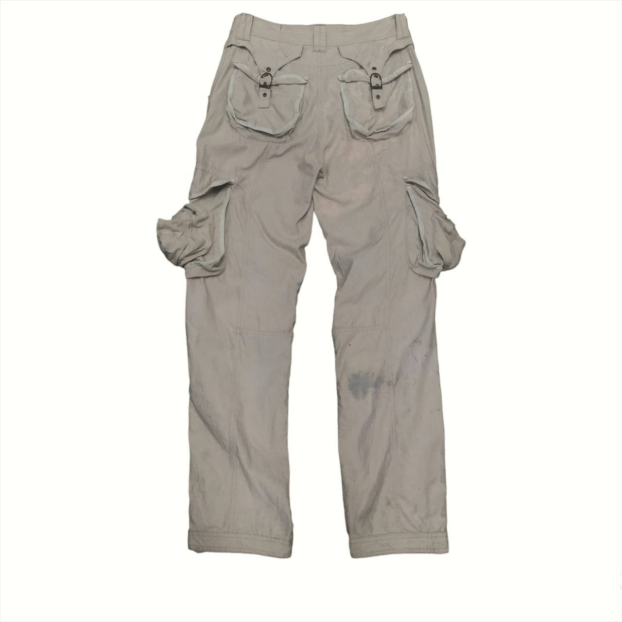 A&G Rock 🔥Need Gone🔥JapaneseBrand 3D Multi Pocket Cargo Trashed Pants Size US 32 / EU 48 - 2 Thumbnail