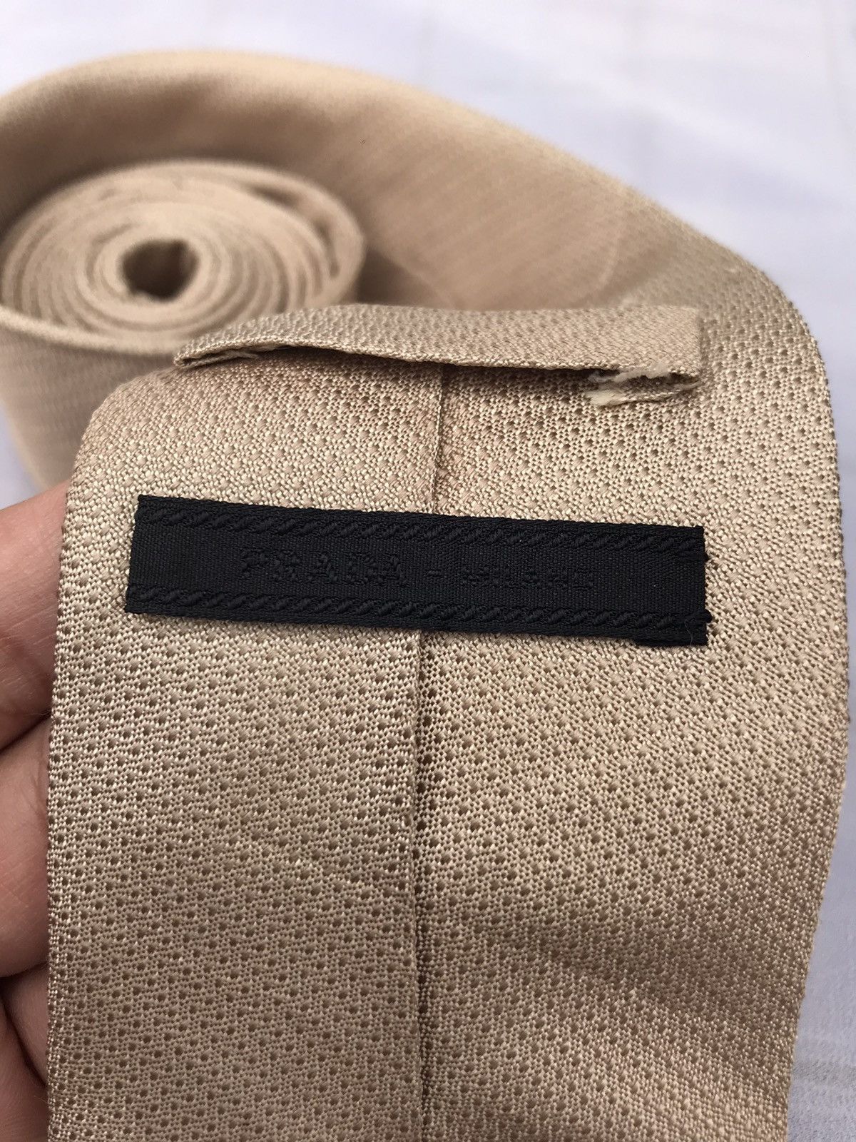 Prada Vintage Prada Silk Necktie Size ONE SIZE - 2 Thumbnail