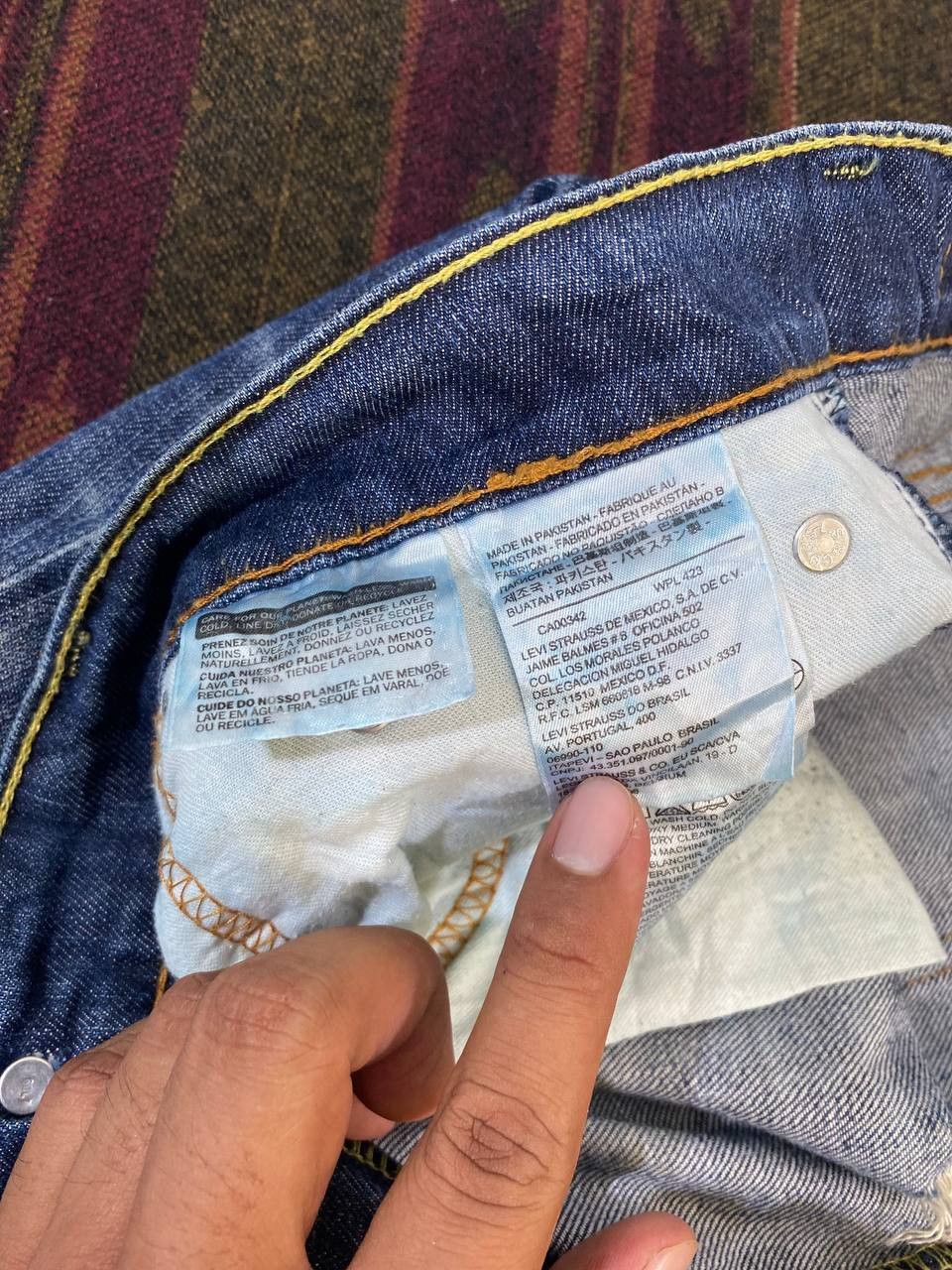 Levi's levis 541 tapered straight cut distressed denim Size US 34 / EU 50 - 12 Thumbnail