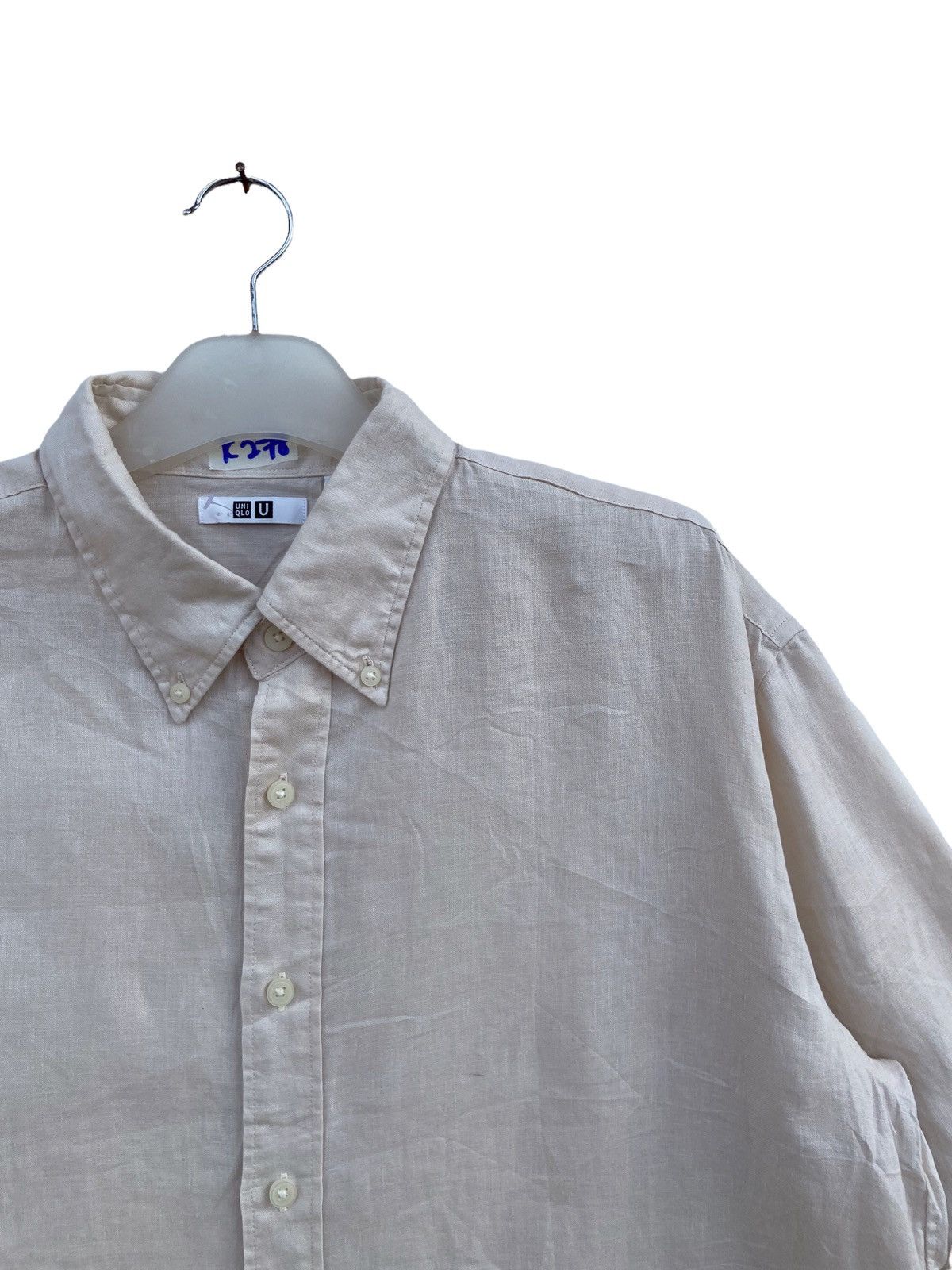 Lemaire × Uniqlo UNIQLO LEMAIRE LINEN SHIRT Size US XL / EU 56 / 4 - 5 Thumbnail