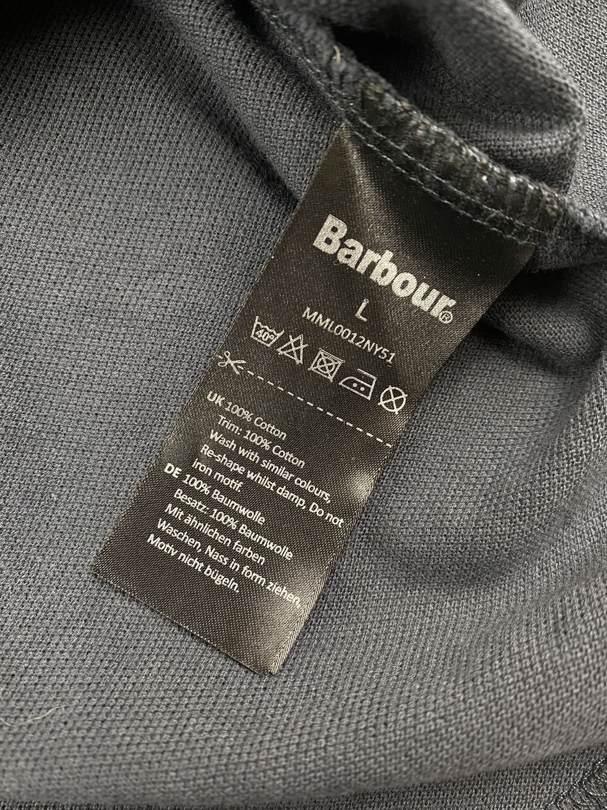 Barbour Barbour Polo T Shirt Size L Size US L / EU 52-54 / 3 - 12 Thumbnail