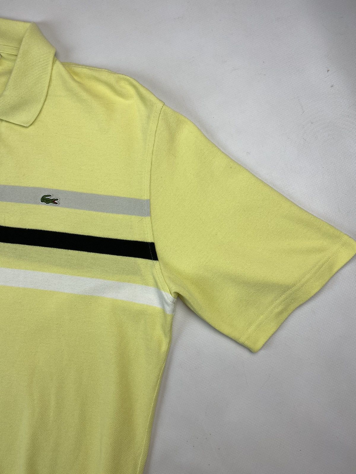 Lacoste Vintage Lacoste Designer Striped Polo T-shirt Size 5 Size US L / EU 52-54 / 3 - 3 Thumbnail