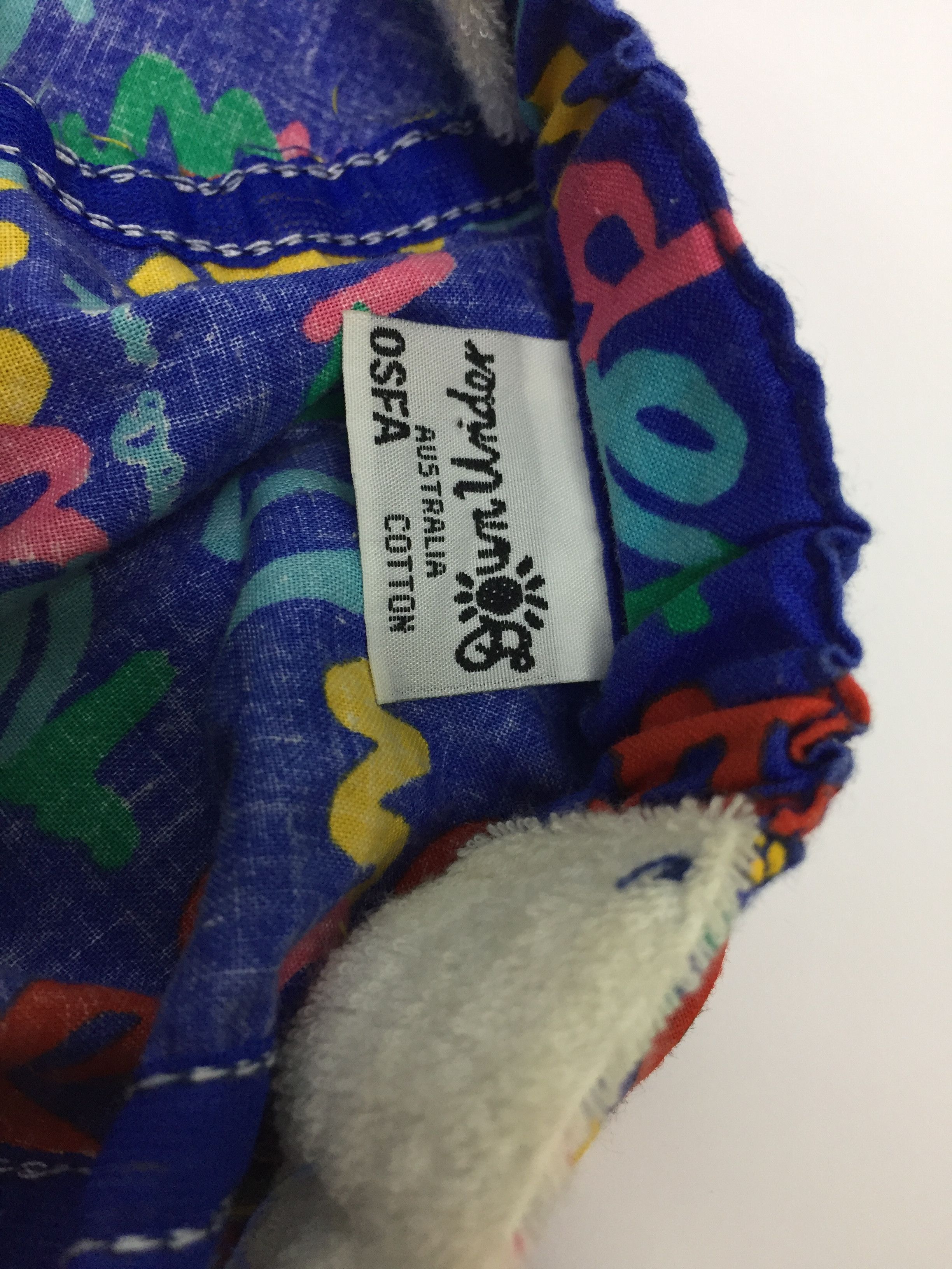Vintage 90's KEN DONE Full Print 5 Panel cap hat pop art Size ONE SIZE - 6 Thumbnail