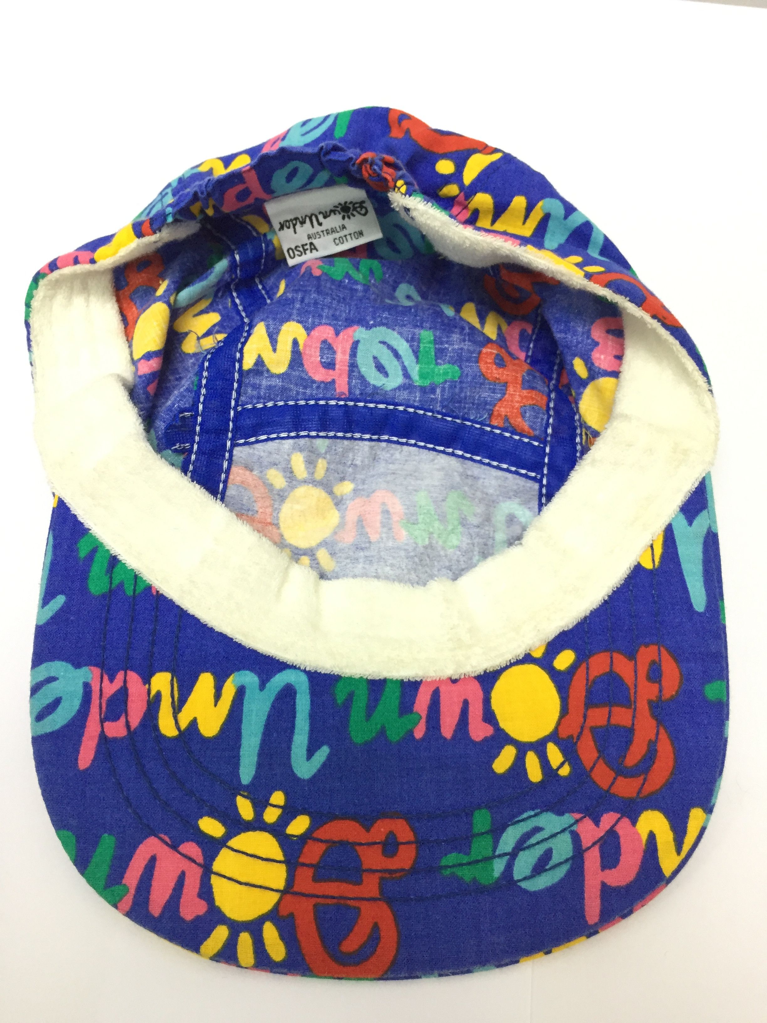 Vintage 90's KEN DONE Full Print 5 Panel cap hat pop art Size ONE SIZE - 5 Thumbnail