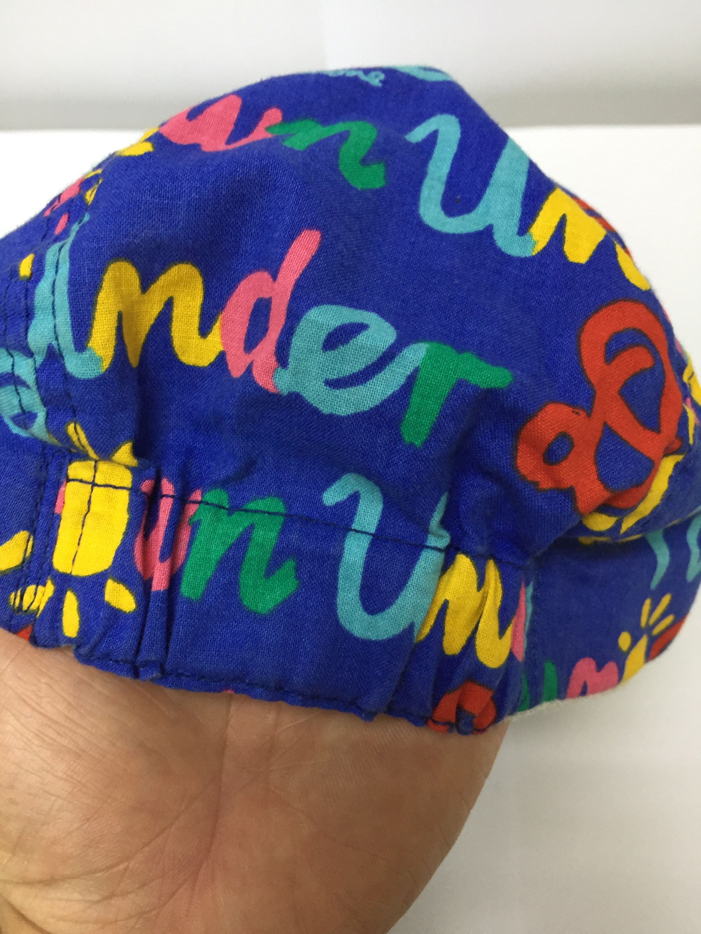 Vintage 90's KEN DONE Full Print 5 Panel cap hat pop art Size ONE SIZE - 4 Thumbnail