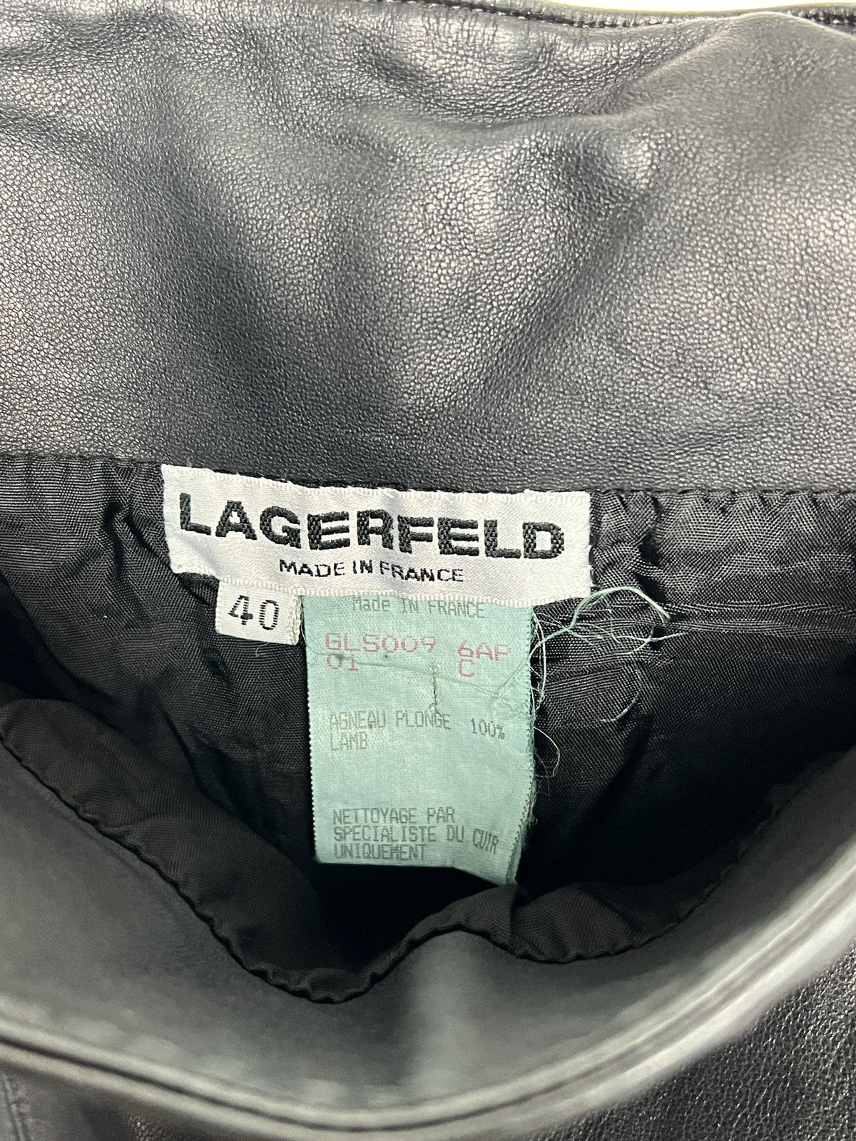 Karl Lagerfeld karl lagerfeld leather skirt Size 28" / US 6 / IT 42 - 10 Thumbnail