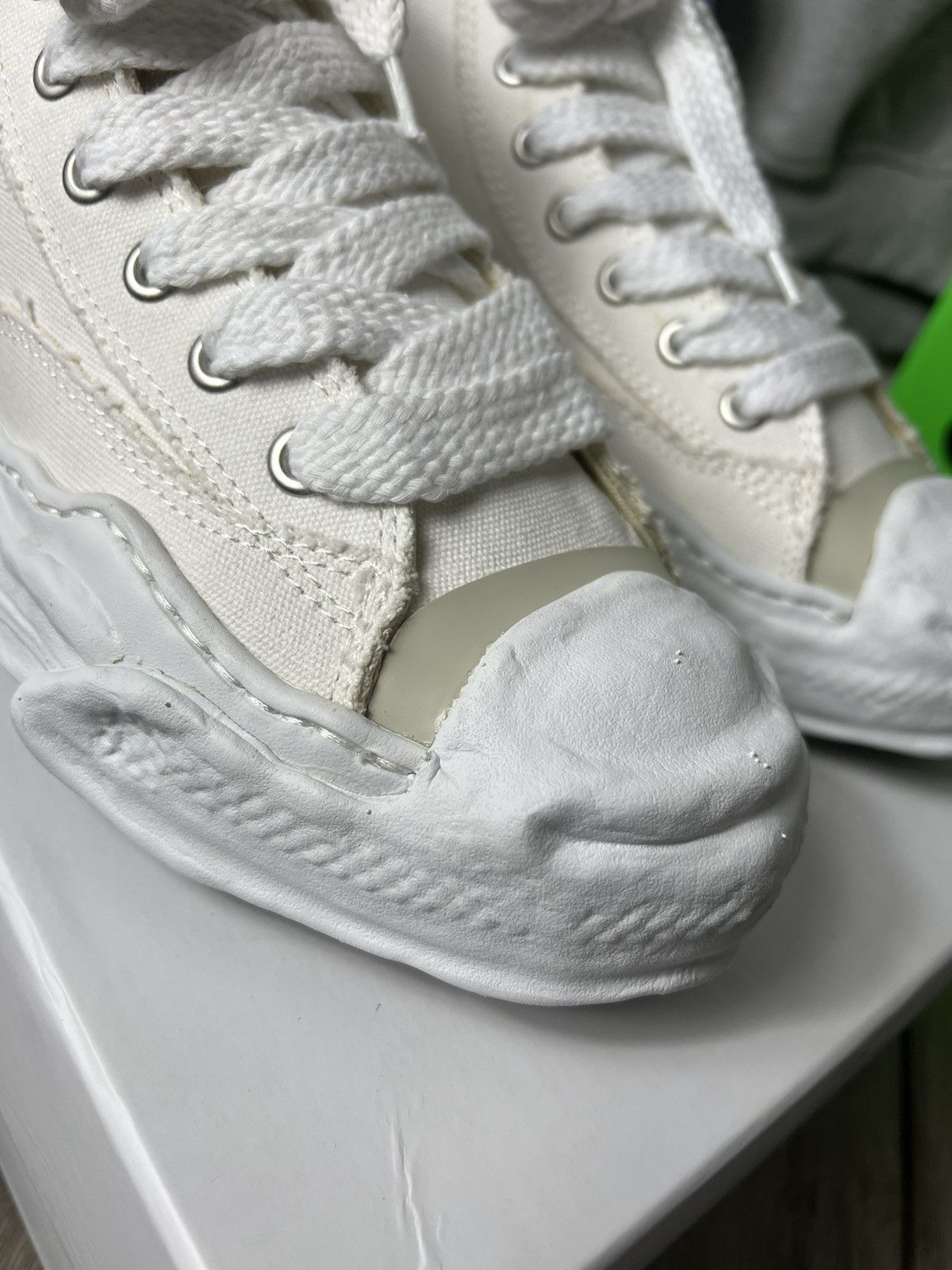 Maison MIHARA YASUHIRO Maison Miharayasuhiro Canvas High Top Sneakers Size US 9 / EU 42 - 5 Thumbnail