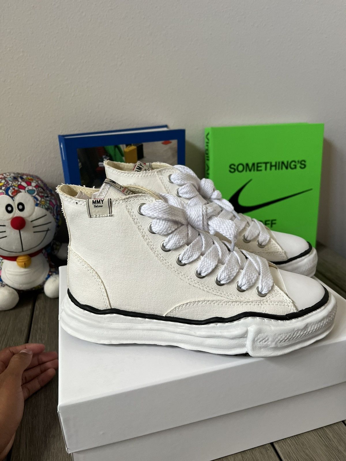 Maison MIHARA YASUHIRO Maison Mihara Yasuhiro OG Sole High Top White Size US 9 / EU 42 - 4 Thumbnail