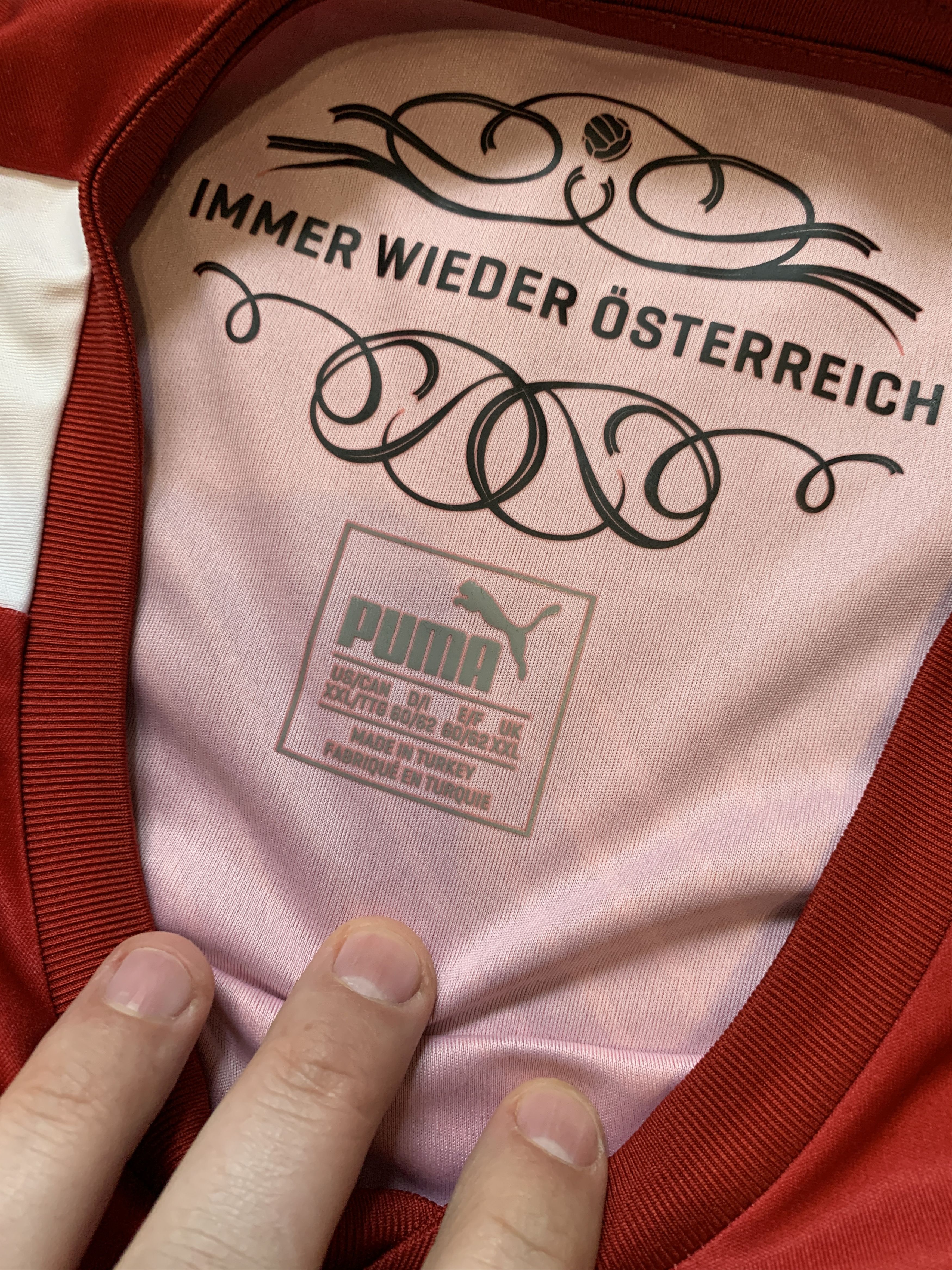 Puma Puma Austria Home Football 2016 Jersey Size US XXL / EU 58 / 5 - 5 Thumbnail