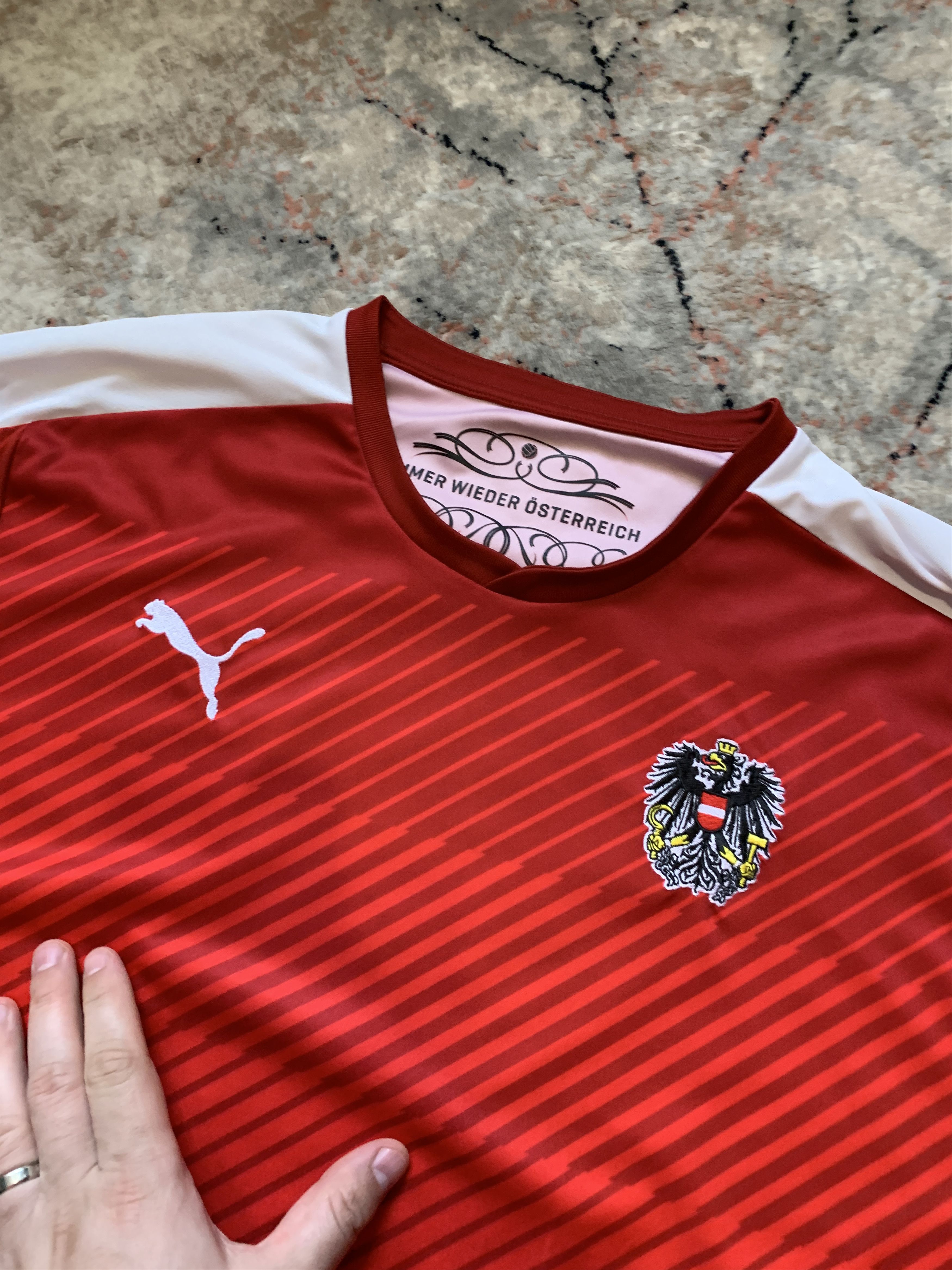Puma Puma Austria Home Football 2016 Jersey Size US XXL / EU 58 / 5 - 4 Thumbnail