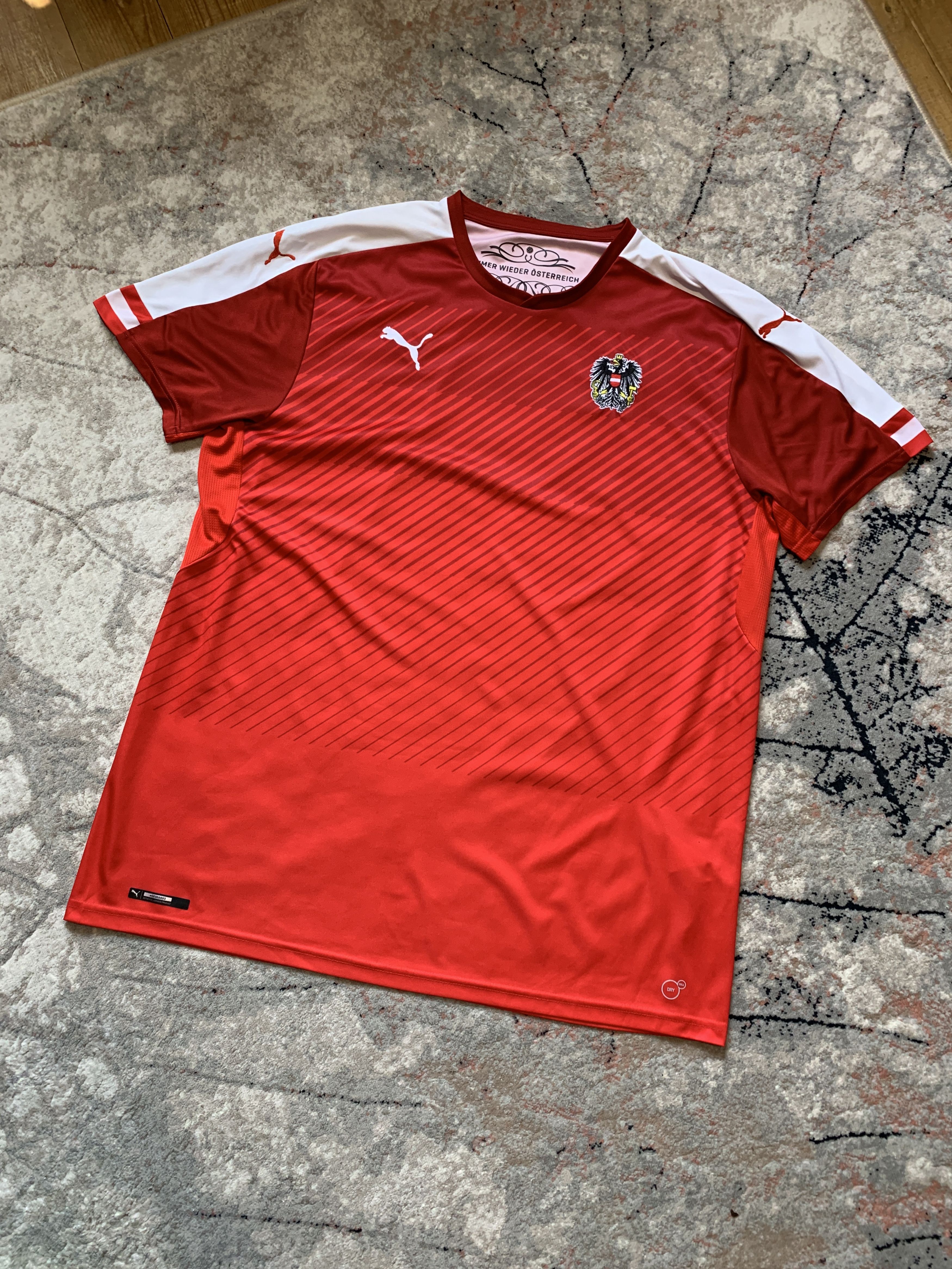 Puma Puma Austria Home Football 2016 Jersey Size US XXL / EU 58 / 5 - 1 Thumbnail