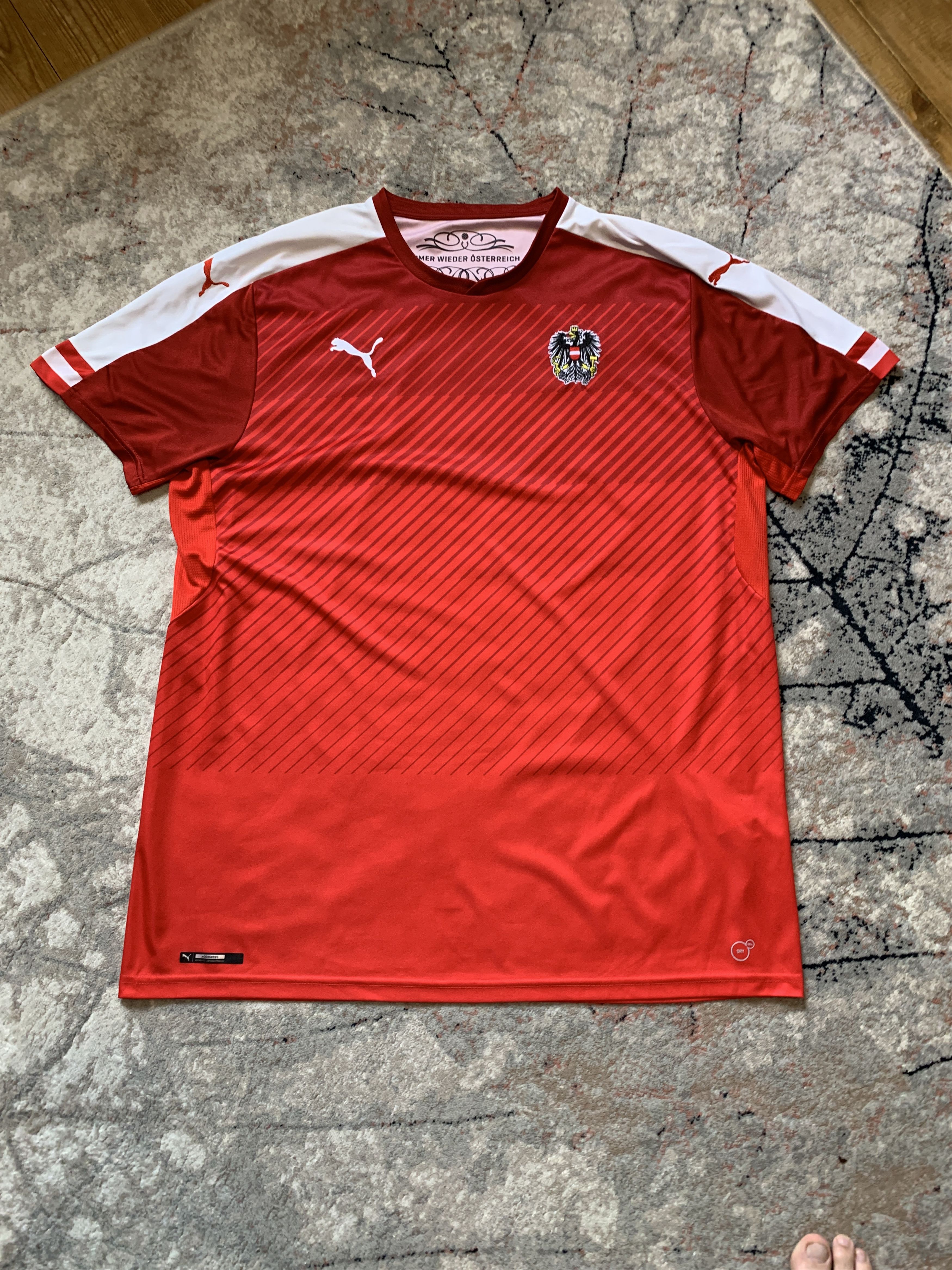 Puma Puma Austria Home Football 2016 Jersey Size US XXL / EU 58 / 5 - 2 Thumbnail