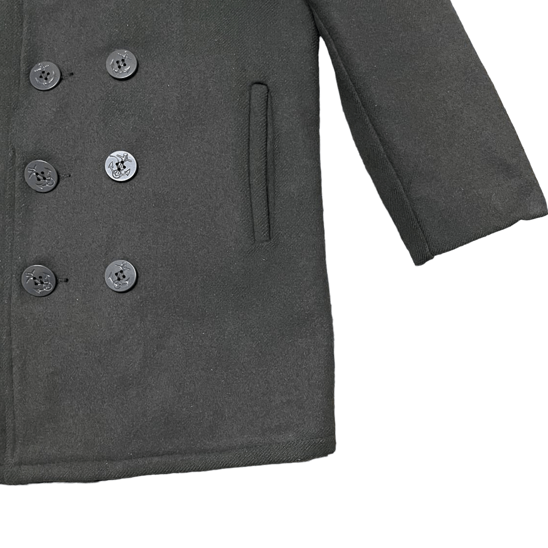 Schott Vintage Schott Nyc U.S. 740N Pea Jacket Wool Coat Size US S / EU 44-46 / 1 - 4 Thumbnail