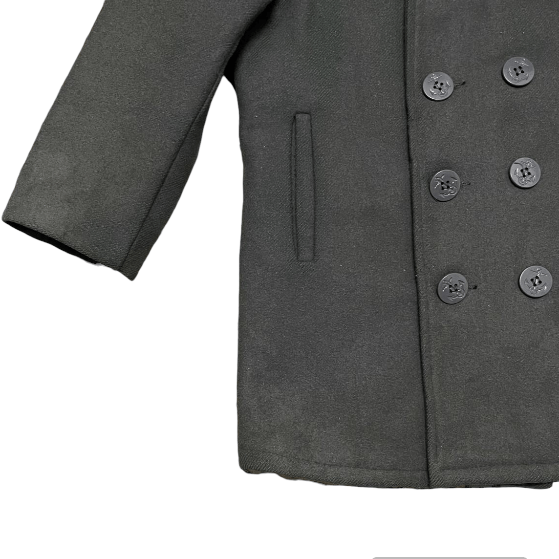 Schott Vintage Schott Nyc U.S. 740N Pea Jacket Wool Coat Size US S / EU 44-46 / 1 - 3 Thumbnail