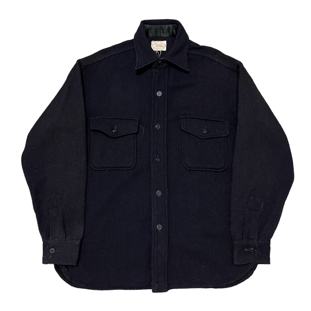 Japanese Brand Vintage Japanese Roomy Richard Union Made Wool Button Up Size US M / EU 48-50 / 2 - 1 Thumbnail