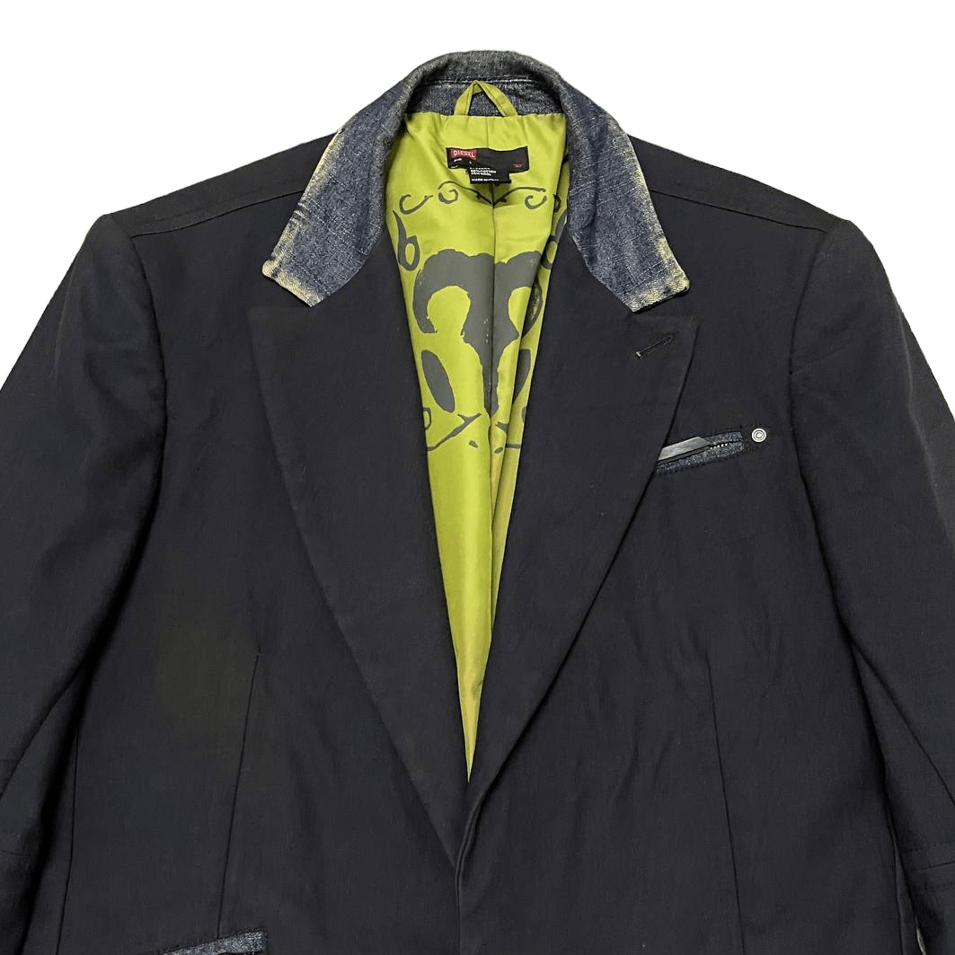 Diesel Vintage Diesel Blazer Jacket Made in Italy Size US L / EU 52-54 / 3 - 2 Thumbnail