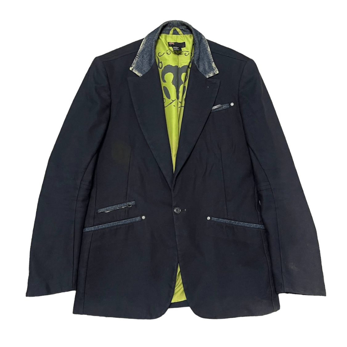 Diesel Vintage Diesel Blazer Jacket Made in Italy Size US L / EU 52-54 / 3 - 1 Thumbnail