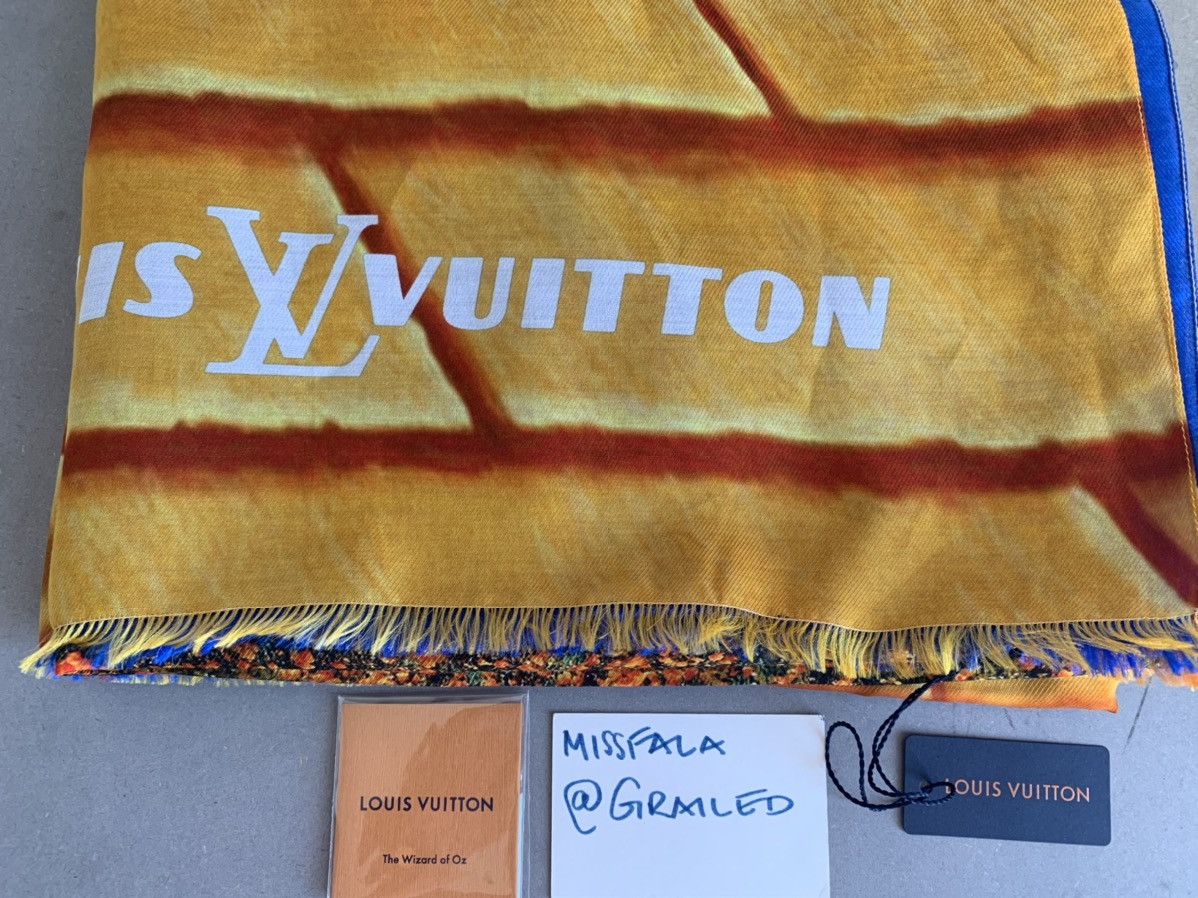 Louis Vuitton × Virgil Abloh Louis Vuitton SS19 Brick road scarf Size ONE SIZE - 4 Thumbnail