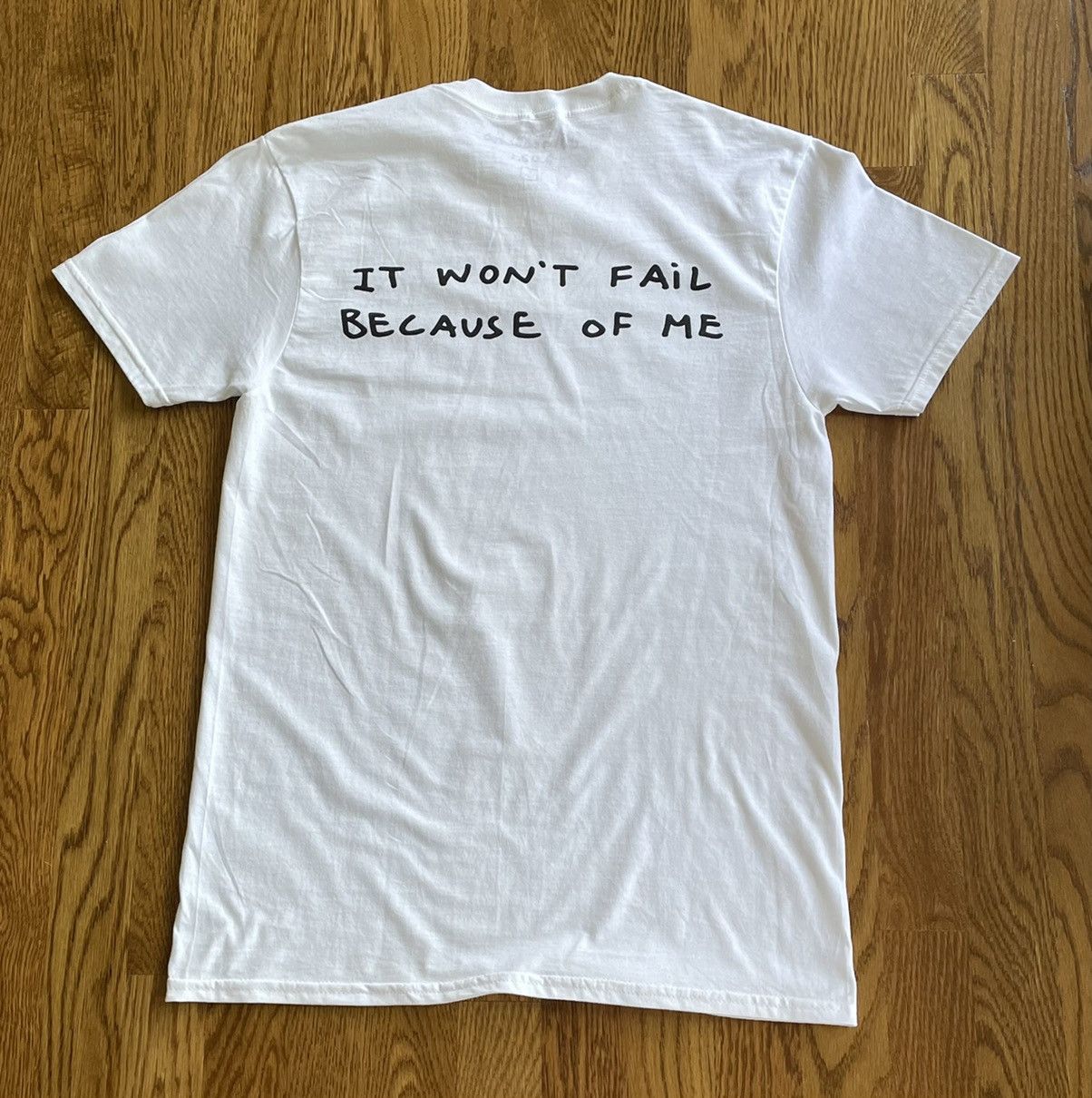 Tom Sachs Small White Ten Bullets Tee IT WON'T FAIL BECAUSE OF ME Size US S / EU 44-46 / 1 - 3 Thumbnail