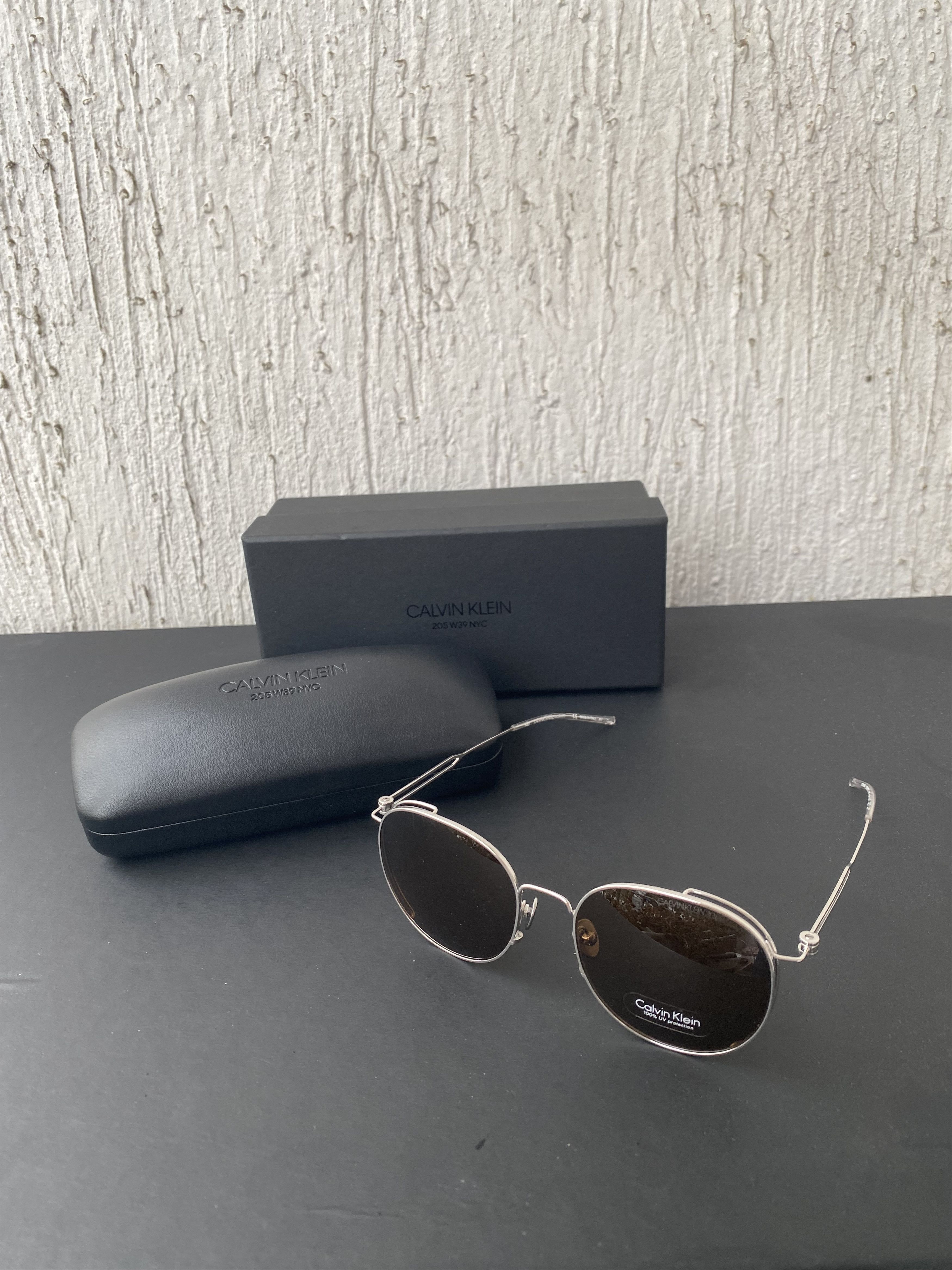 Calvin Klein 205W39NYC BNWT lightweight titanium sunglasses Size ONE SIZE - 1 Thumbnail