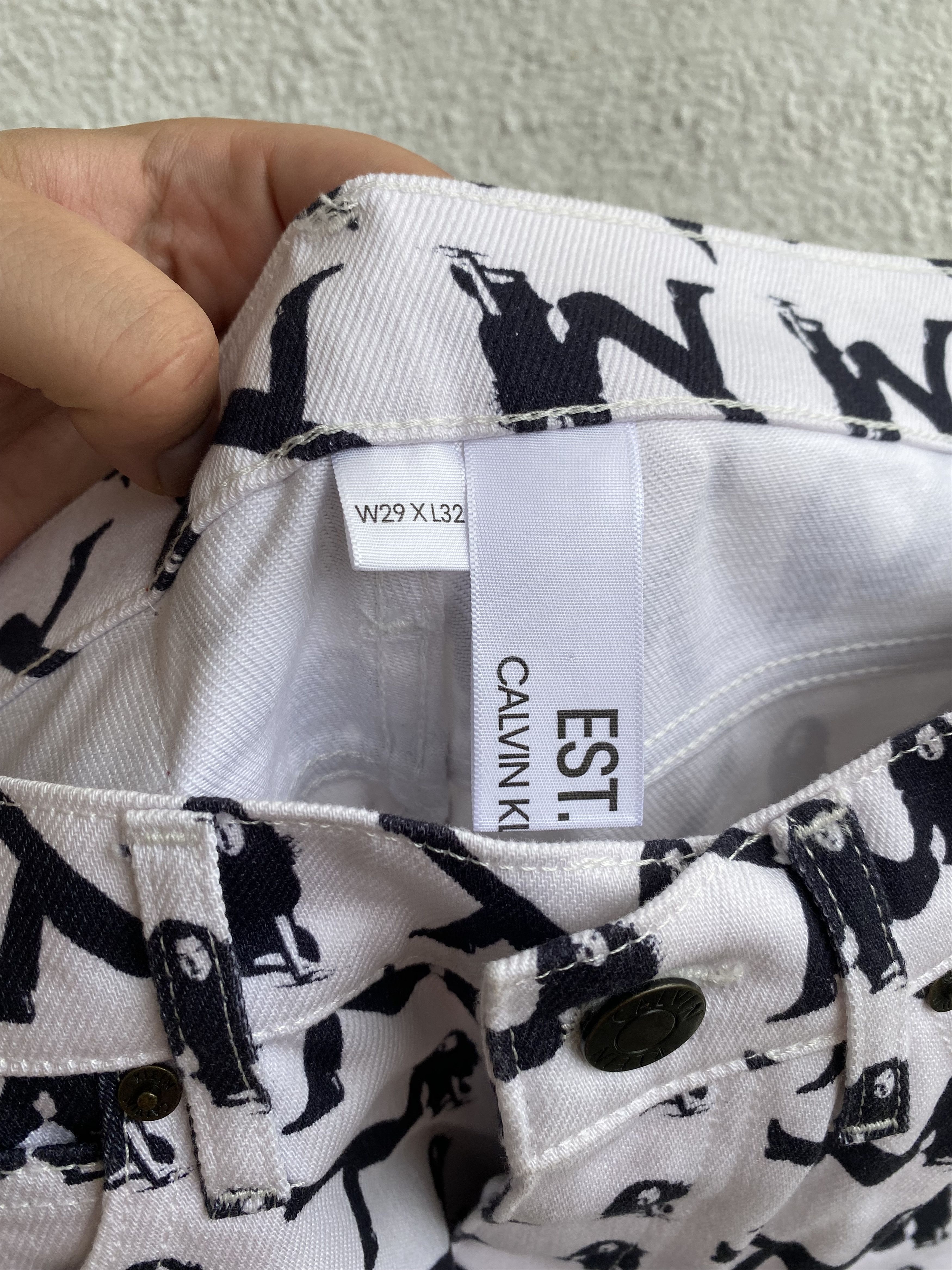 Calvin Klein BNWOT brooke shields print jeans Size US 29 - 5 Thumbnail