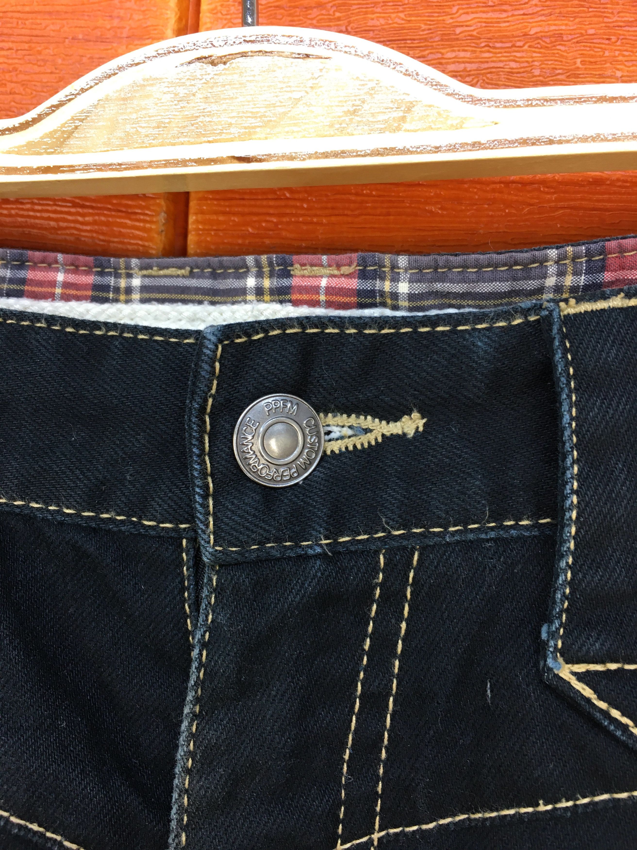 PPFM Japanese Brand PPFM Side Stitched Denim Jeans Size US 31 - 15 Thumbnail