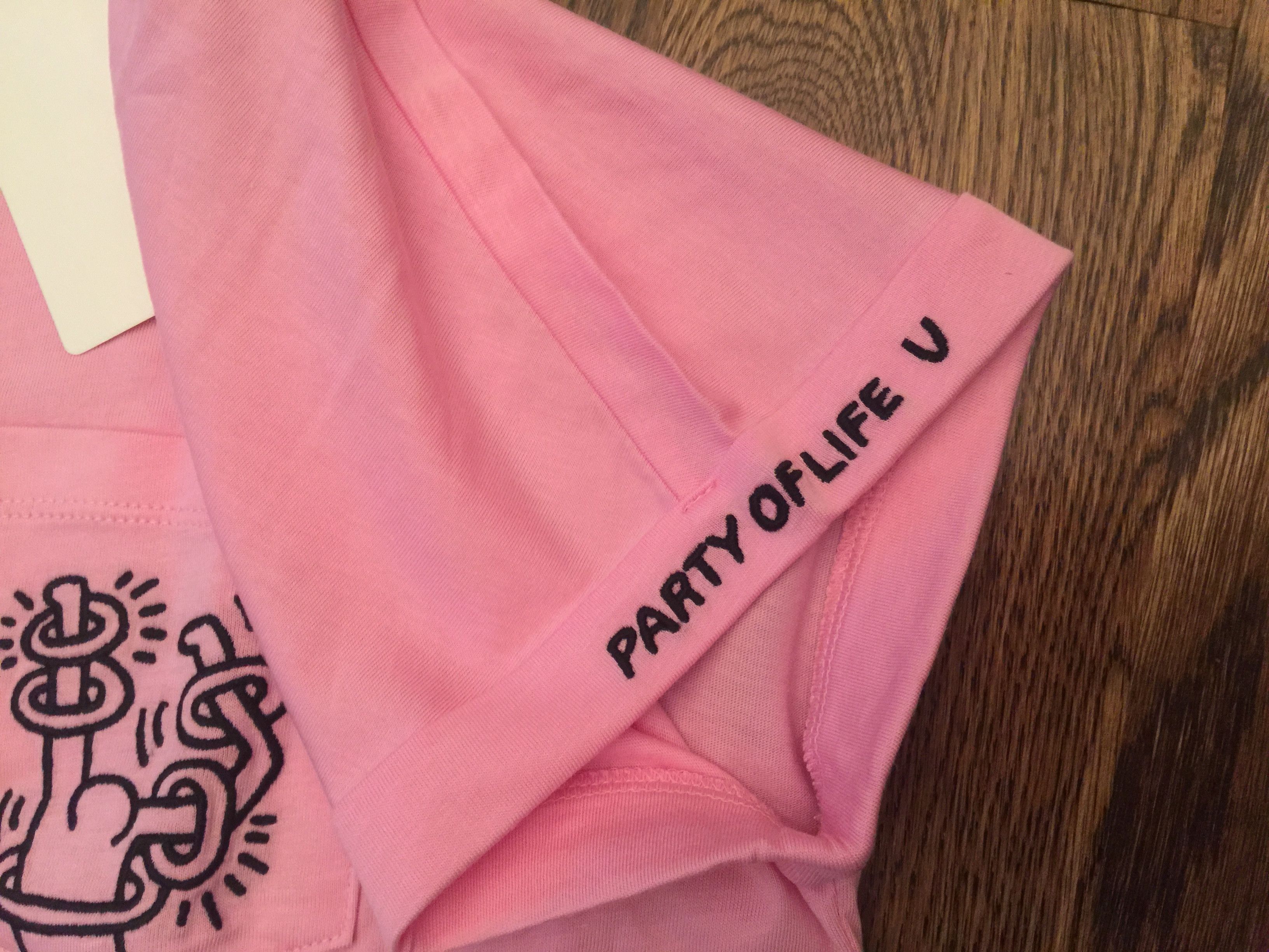 Keith Haring Womens L Uniqlo Keith Haring Pink T-Shirt SPRZ-NY MOMA Tee Size L / US 10 / IT 46 - 3 Thumbnail