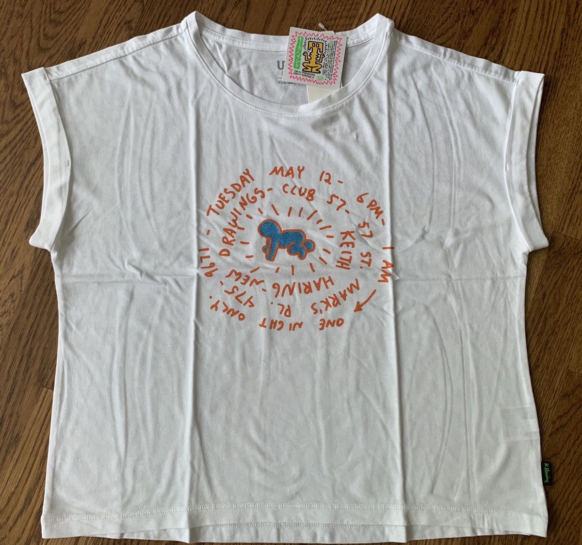Keith Haring L Women's Uniqlo Keith Haring White T-Shirt SPRZ-NY Tee Size L / US 10 / IT 46 - 1 Thumbnail