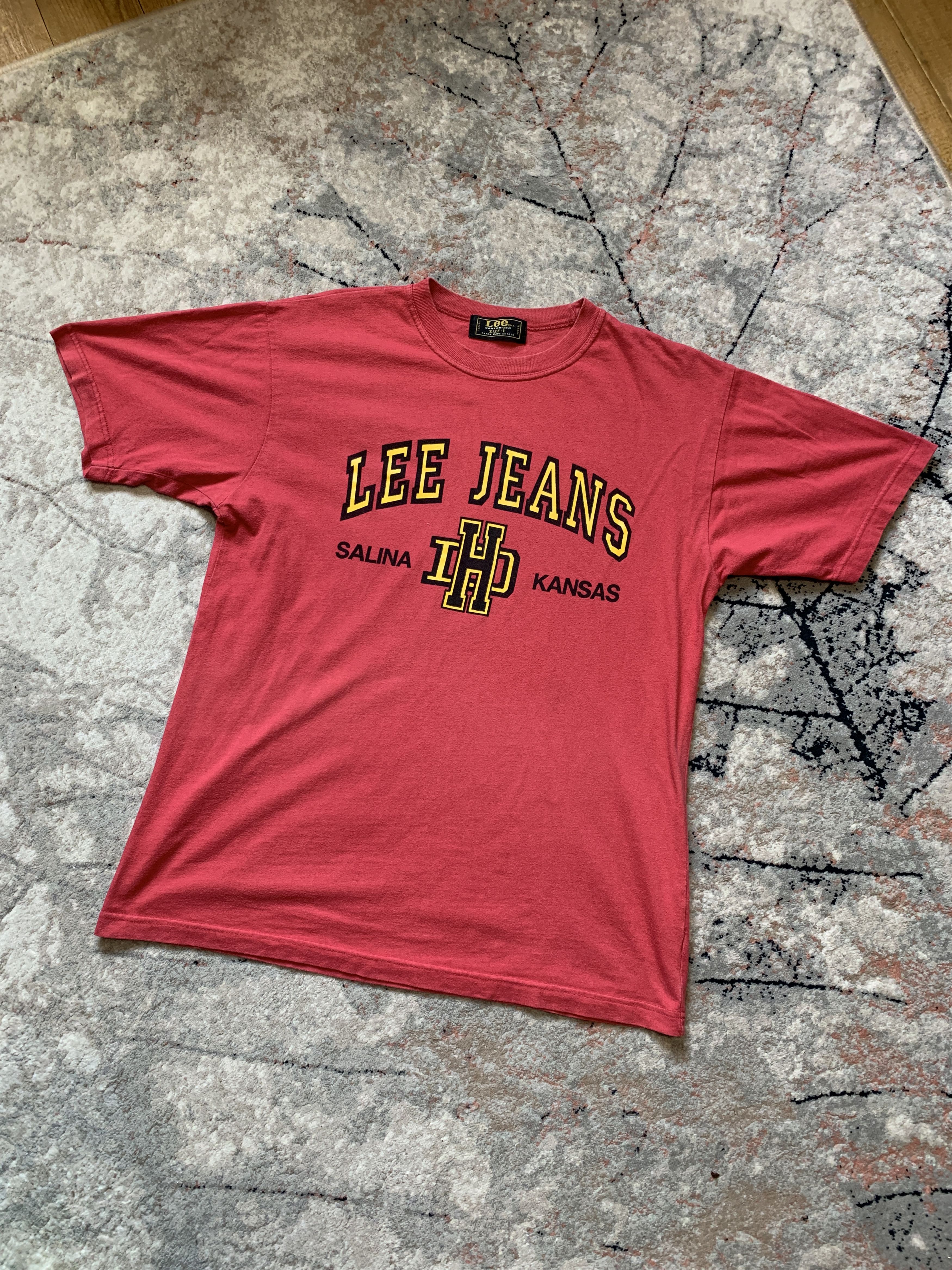 Lee Lee Jeans Salina Kansas Vintage Tee Size US L / EU 52-54 / 3 - 1 Thumbnail