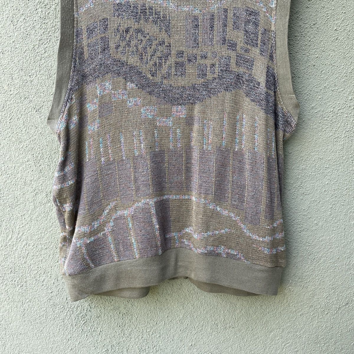 Japanese Brand Vintage FULL MARK Sleeveless Cardigan Knitwear Size US M / EU 48-50 / 2 - 8 Thumbnail