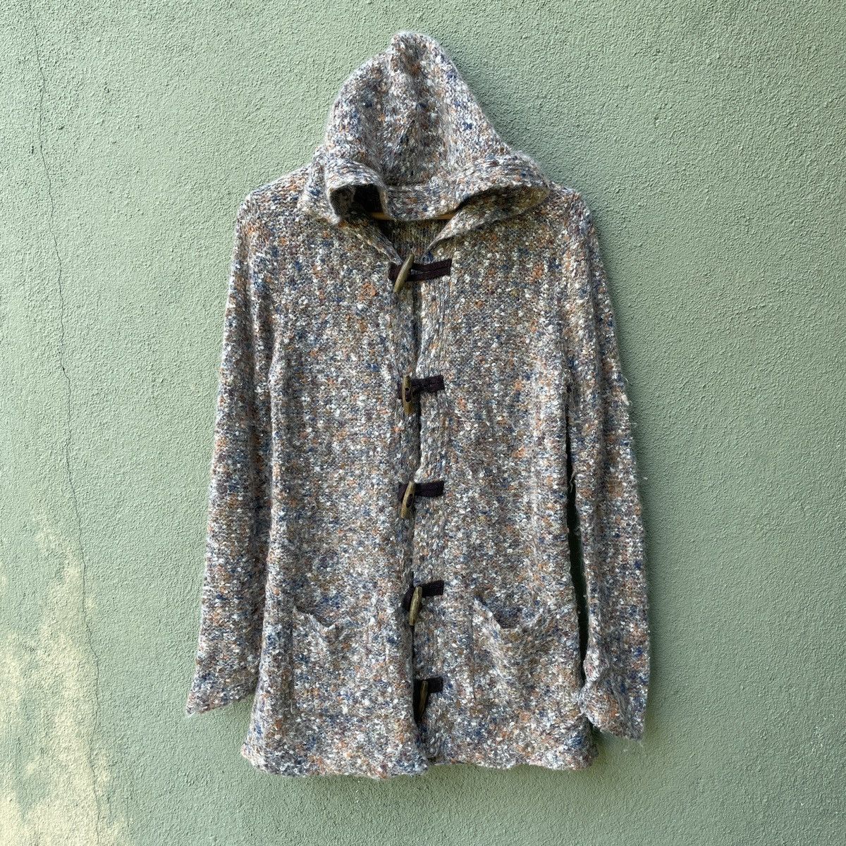 Aran Isles Knitwear Vintage NANEA Mohair Button Ups Hooded Cardigan Knitwear Size US S / EU 44-46 / 1 - 1 Thumbnail