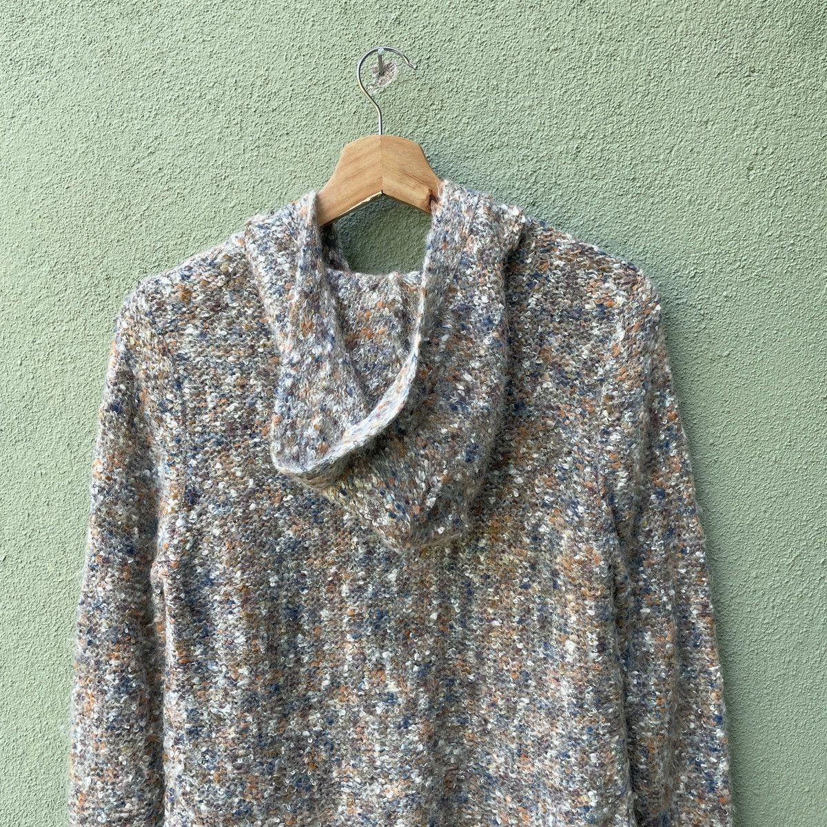 Aran Isles Knitwear Vintage NANEA Mohair Button Ups Hooded Cardigan Knitwear Size US S / EU 44-46 / 1 - 10 Thumbnail